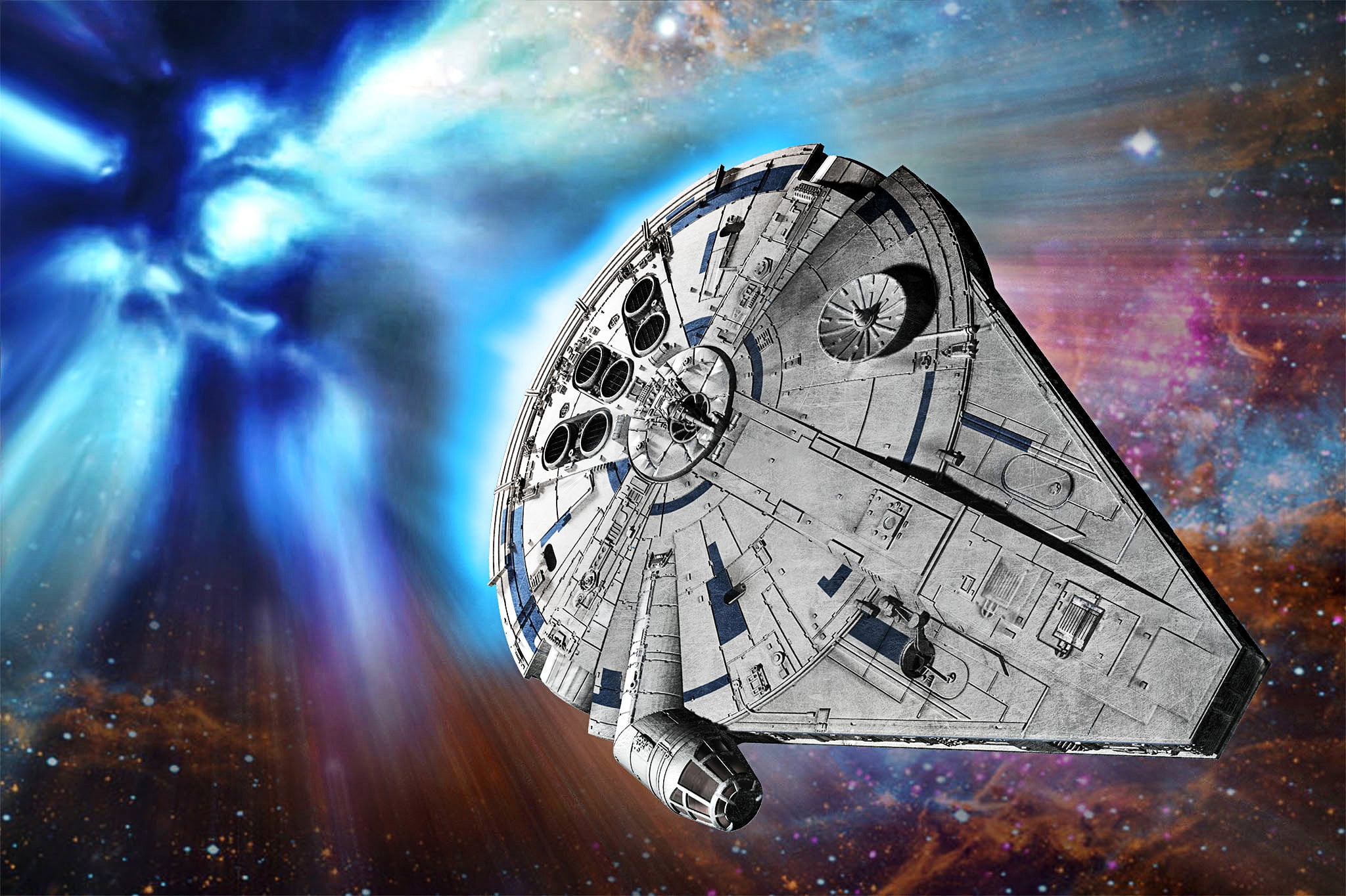 korolinsky, easy, Star Wars, cargo ship, YT-1300, 1080P, Millenium falcon, HD Wallpaper