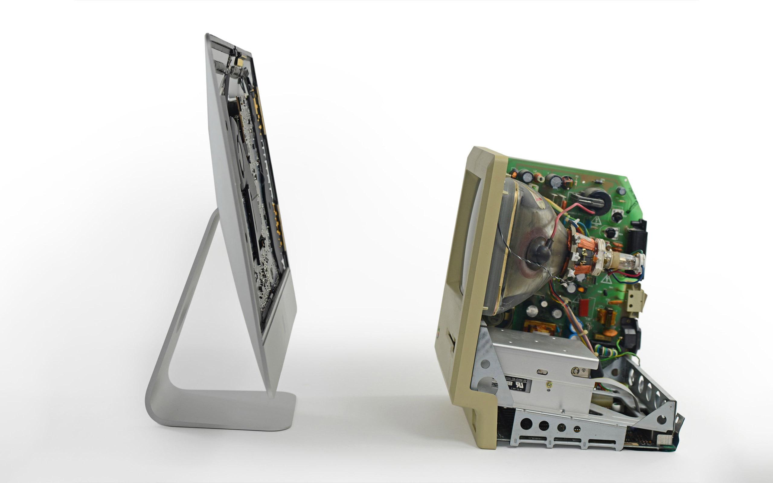 macintosh, 2K, silver, imac, apple, evolution, 2560x1600, computers, HD Wallpaper
