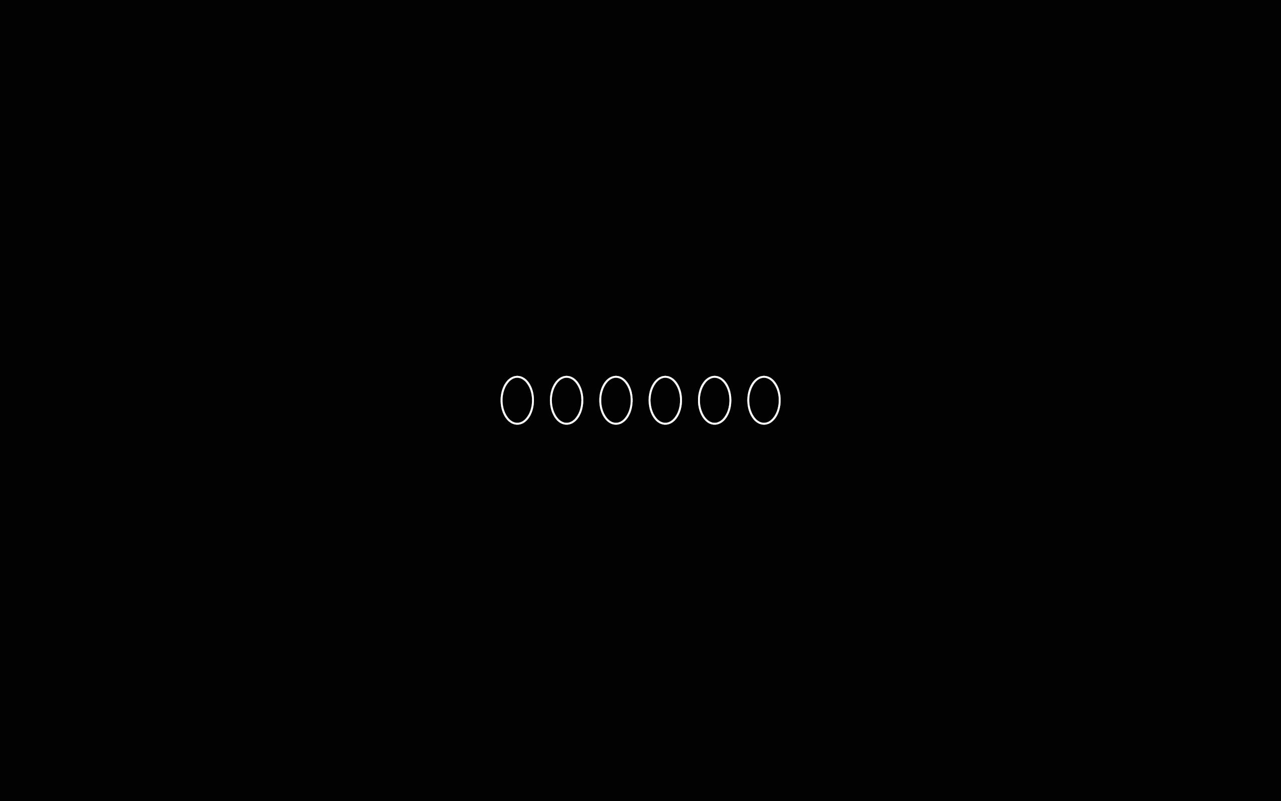 retina, numbers, black, 2K, HD Wallpaper