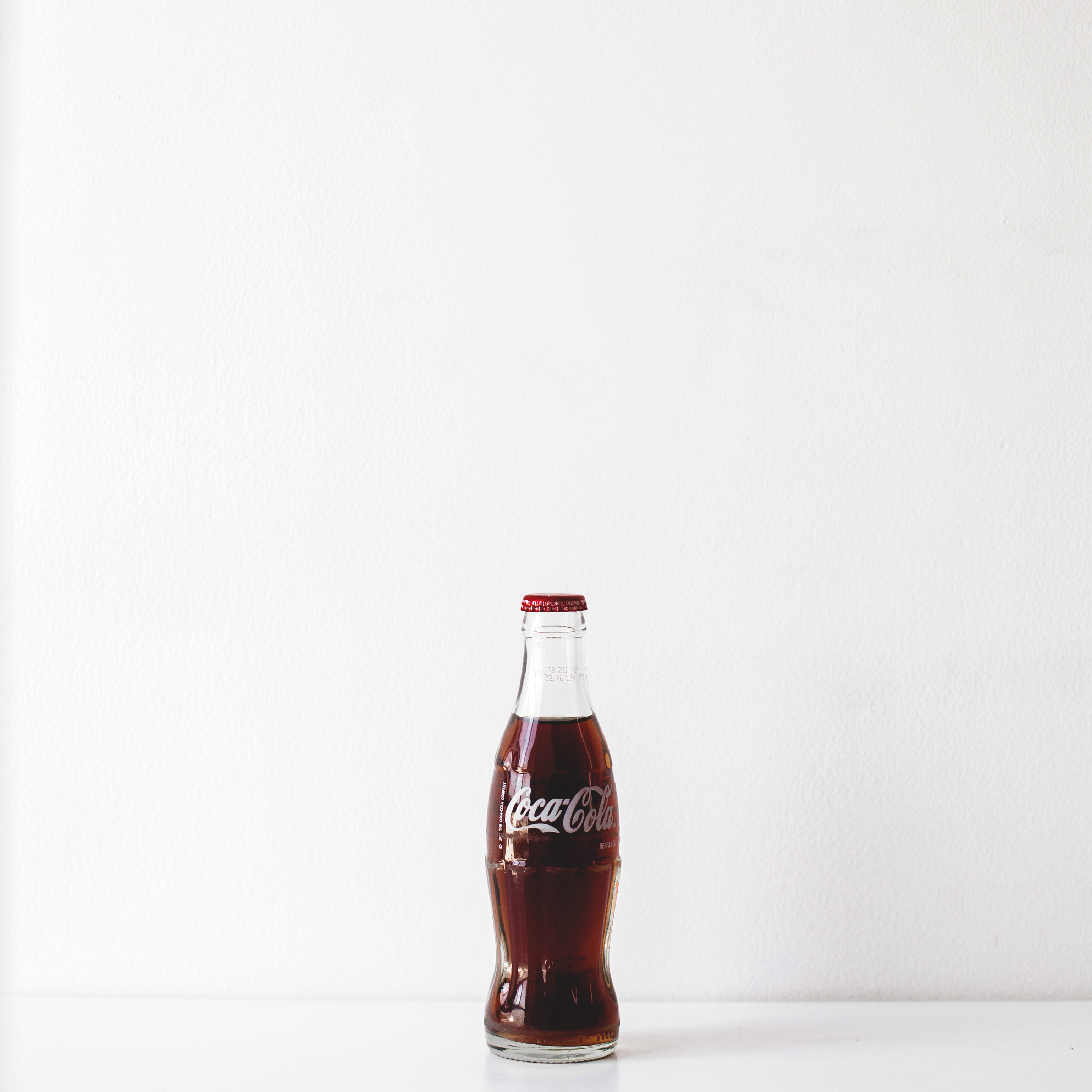airtight, refreshment, cola, glass - material, unopened, no people, glass, food, spice, white, food and drink, container, coca cola, soft drink, copy space, Phone HD Wallpaper