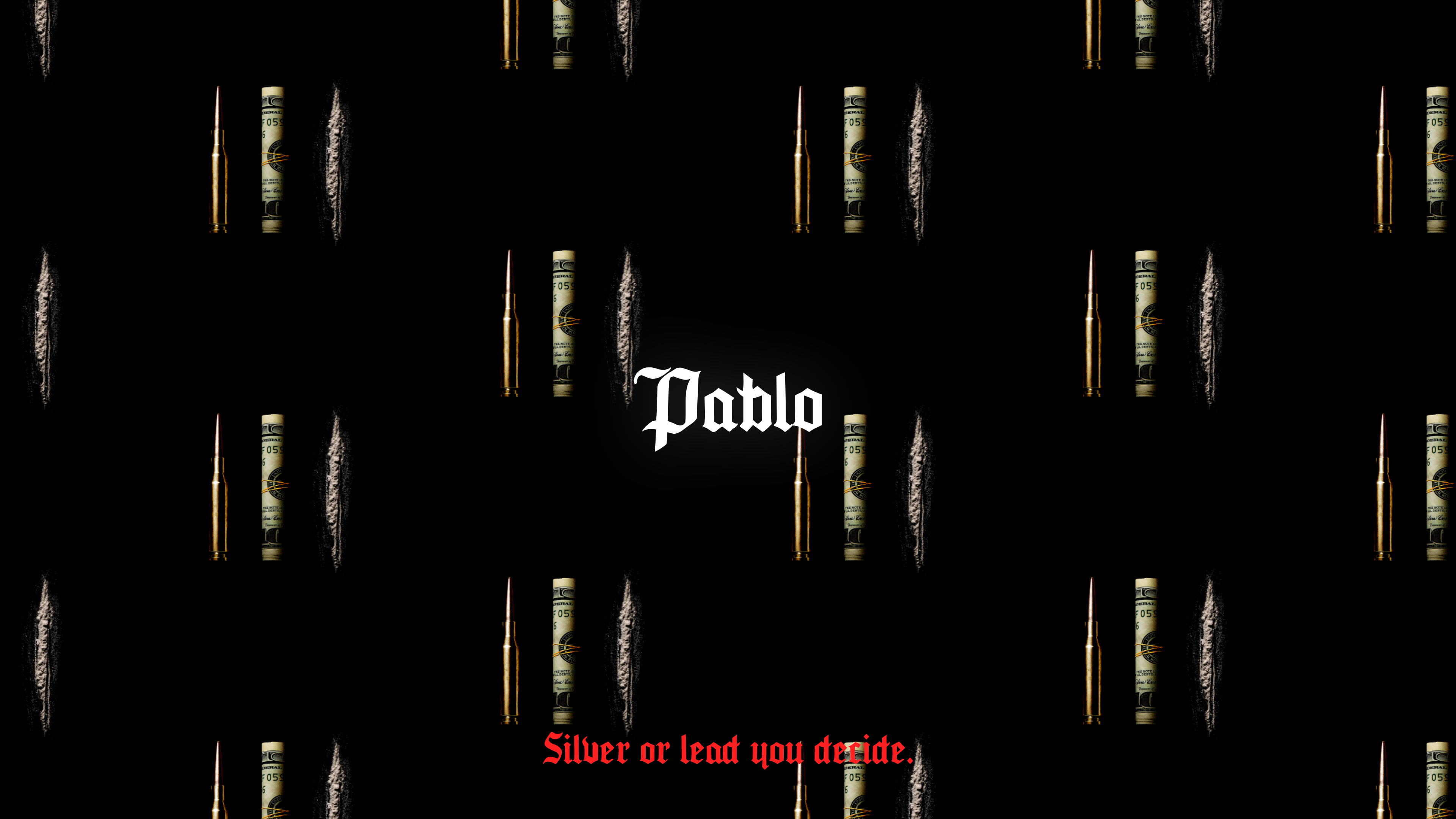 Narcos, HDR, 4K, Pablo, drugs, bullet, quote, money, HD Wallpaper