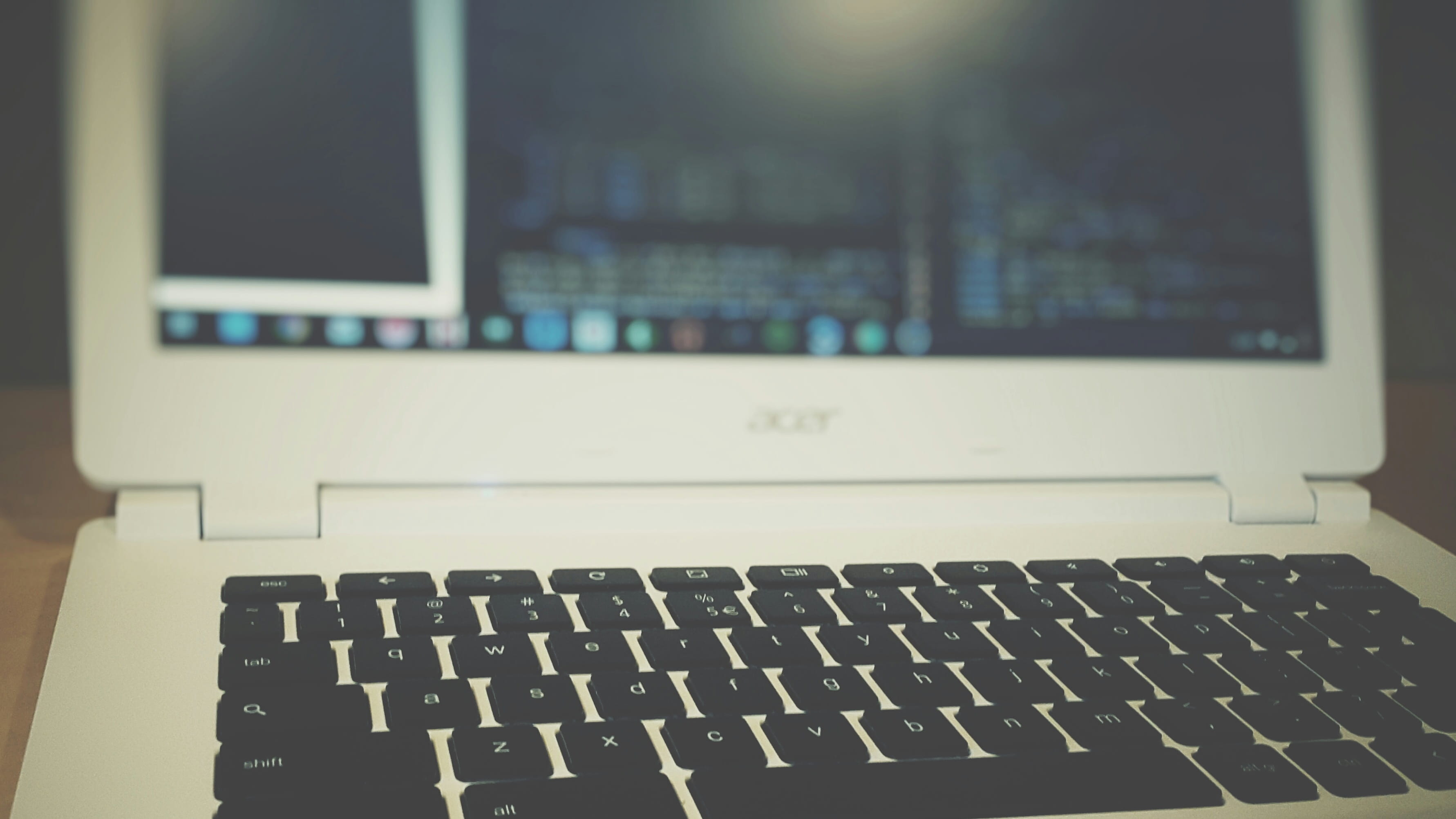 indoors, alphabet, no people, chromebook, letter, portable information device, computer monitor, notebook, computer equipment, computer part, code editor, HD Wallpaper