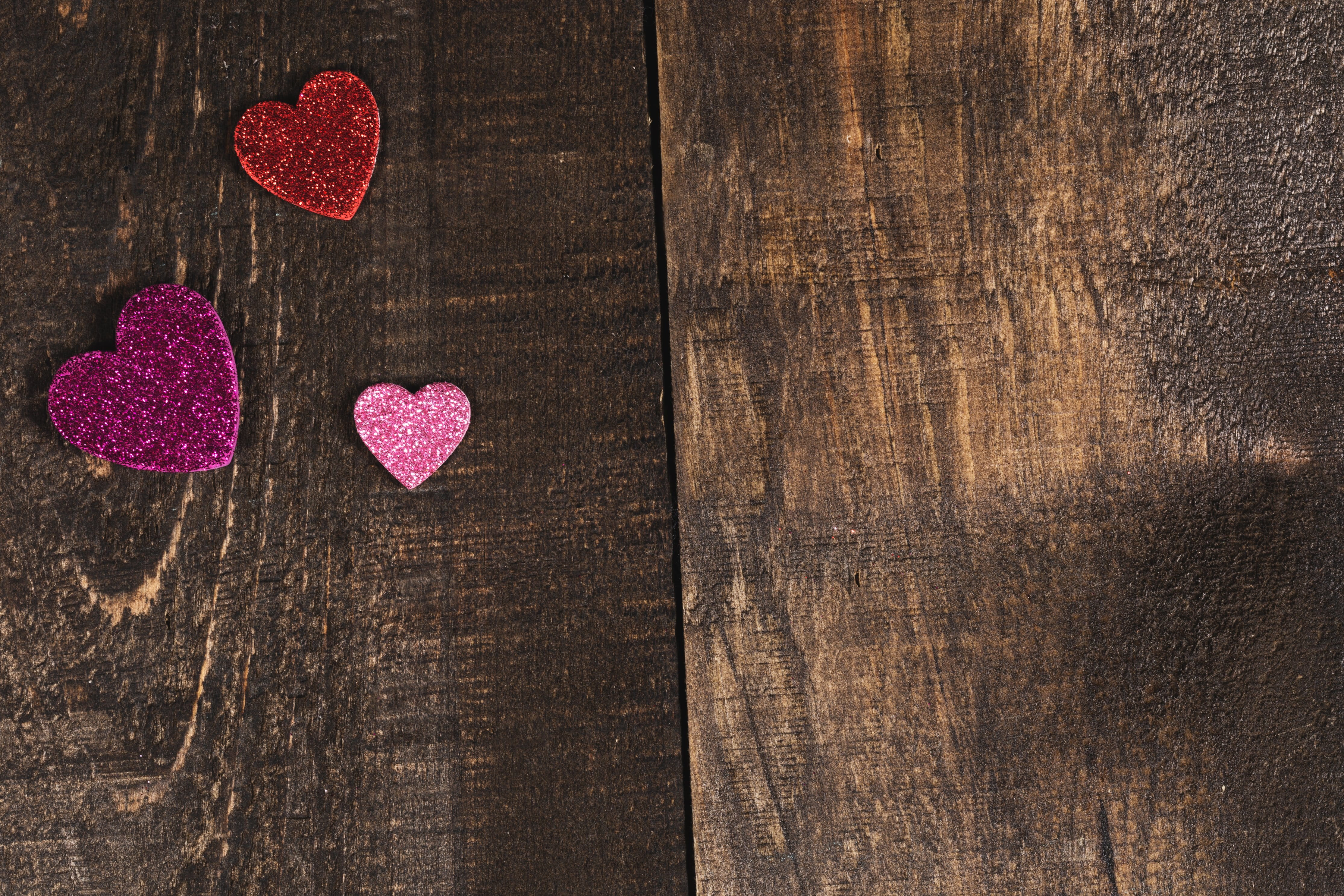 emotion, table, woodgrain, photo, studio shot, Flatlay, Valentines Day, close-up, 4K, indoors, arrangement, rustic, hearts, healthy eating, Backgrounds, HD Wallpaper