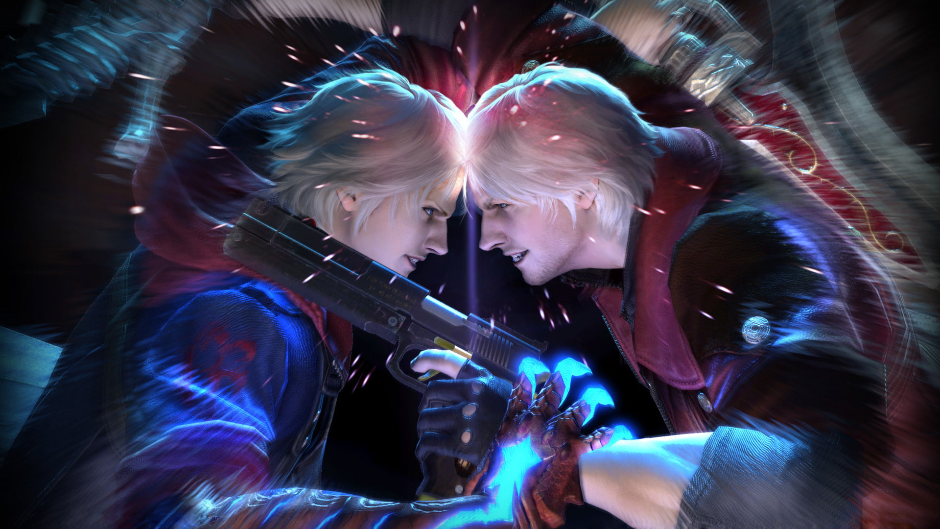 1080P, hd, dante, devil, cry, capcom, may, video games, handgun, HD Wallpaper
