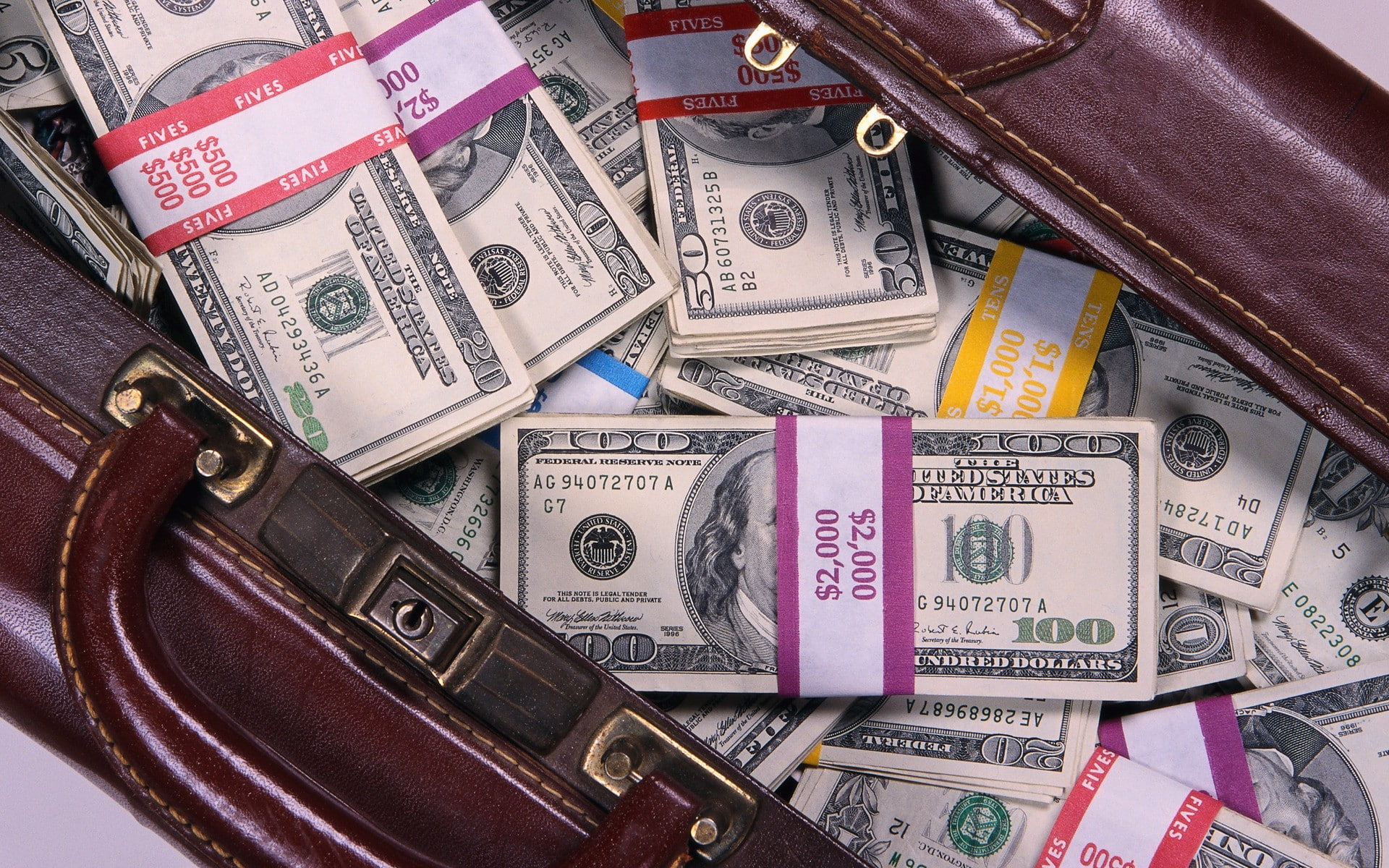 benjamin, dollar, money, bills, 1080P, franklin, bags, HD Wallpaper