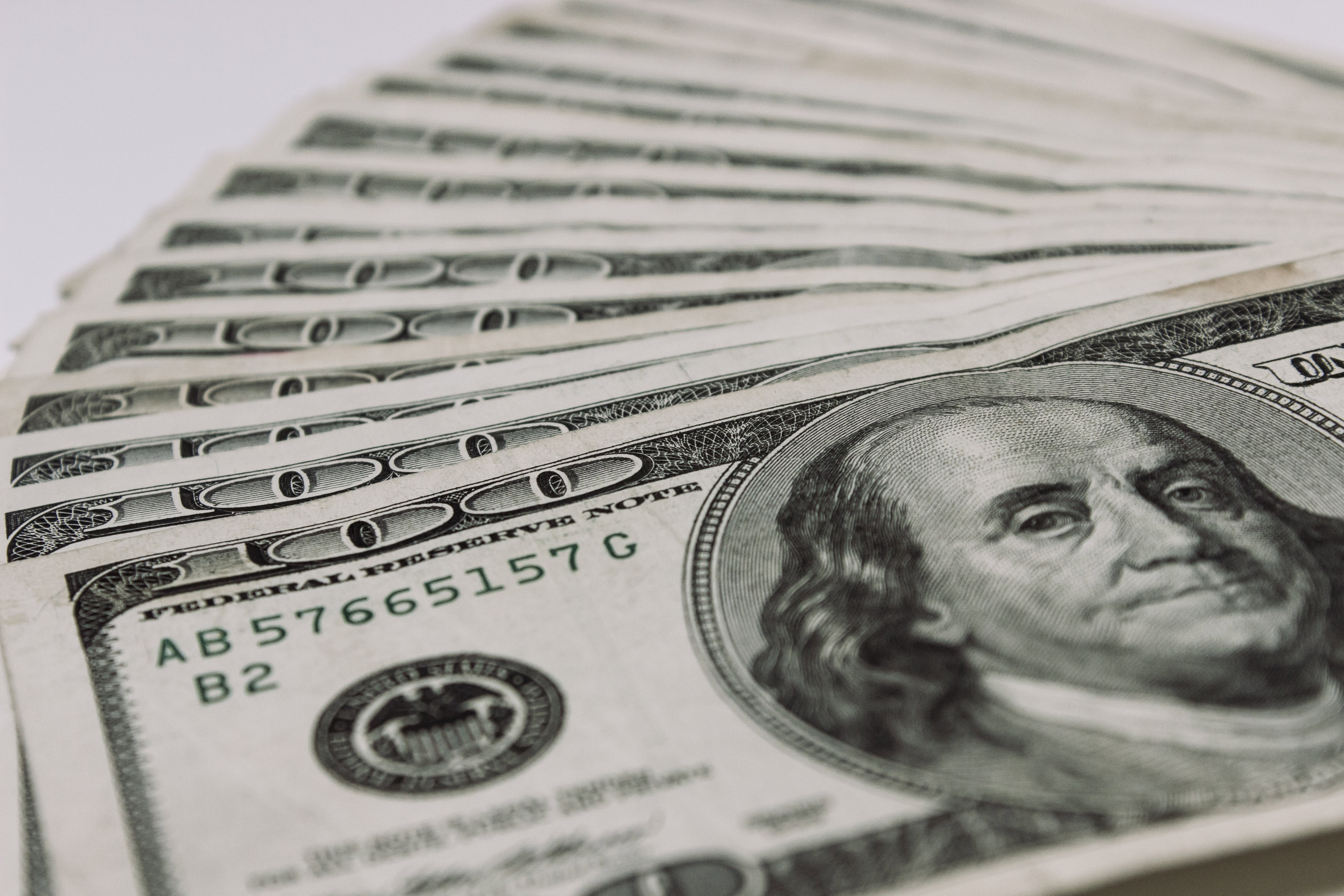 money, dollars, 5K, Benjamin Franklin, HD Wallpaper