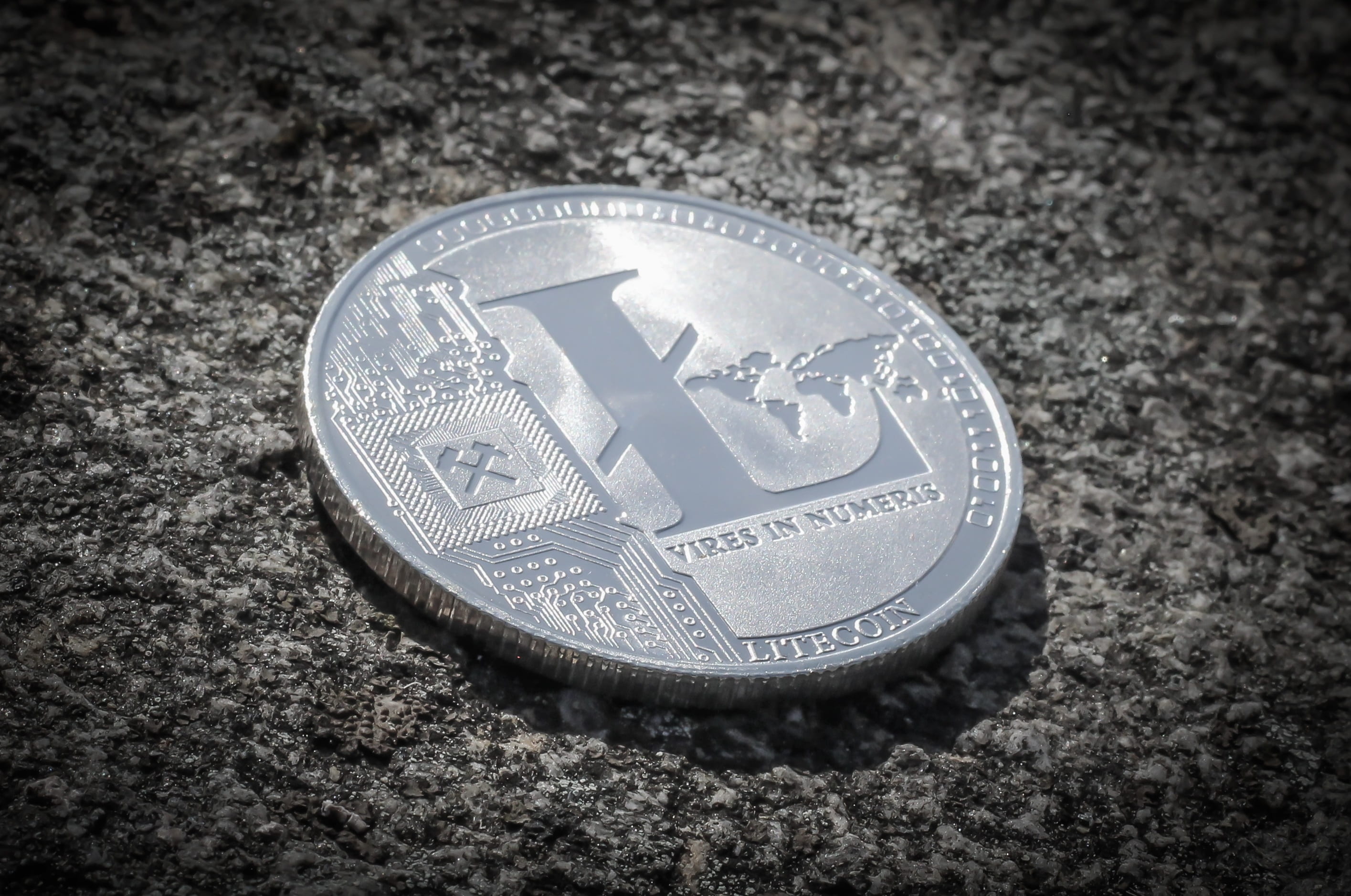 savings, no people, western script, close-up, money, geometric shape, still life, coin, care, litecoin, studio shot, text, metal, communication, economy, HD Wallpaper