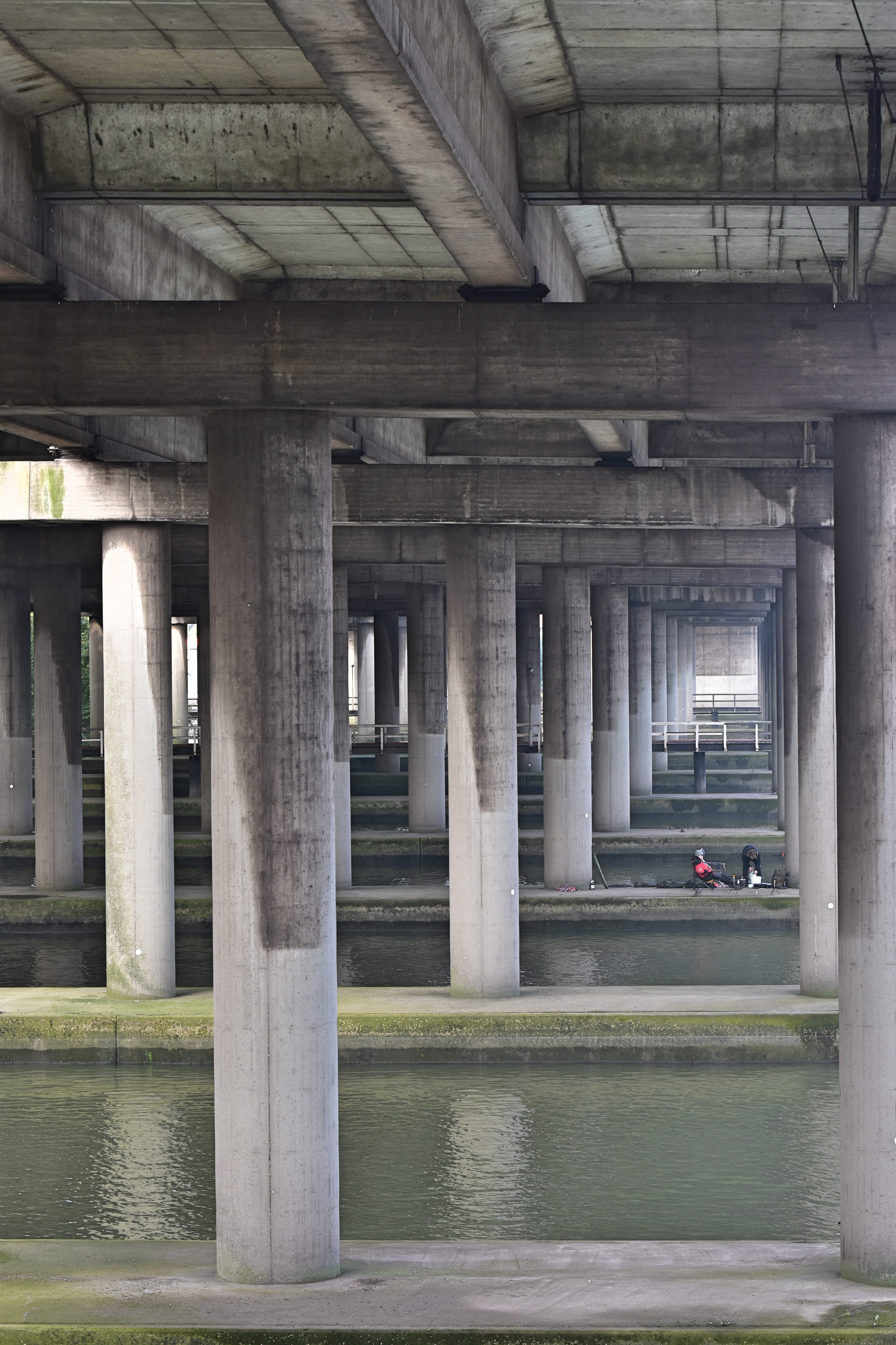 below, outdoors, bridge, Paypal, angler, concrete, hobby, port of hamburg, built structure, architectural column, transportation, port, in a row, a7, please appreciate, Phone HD Wallpaper
