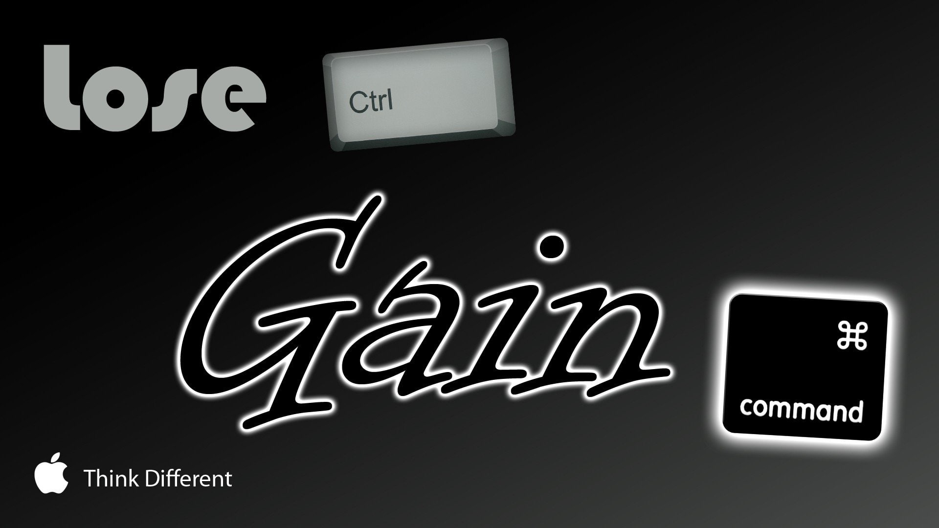 different, Ctrl, 1080P, del, Inc., think, Command, apple, Control, Shortcuts, Alt, HD Wallpaper