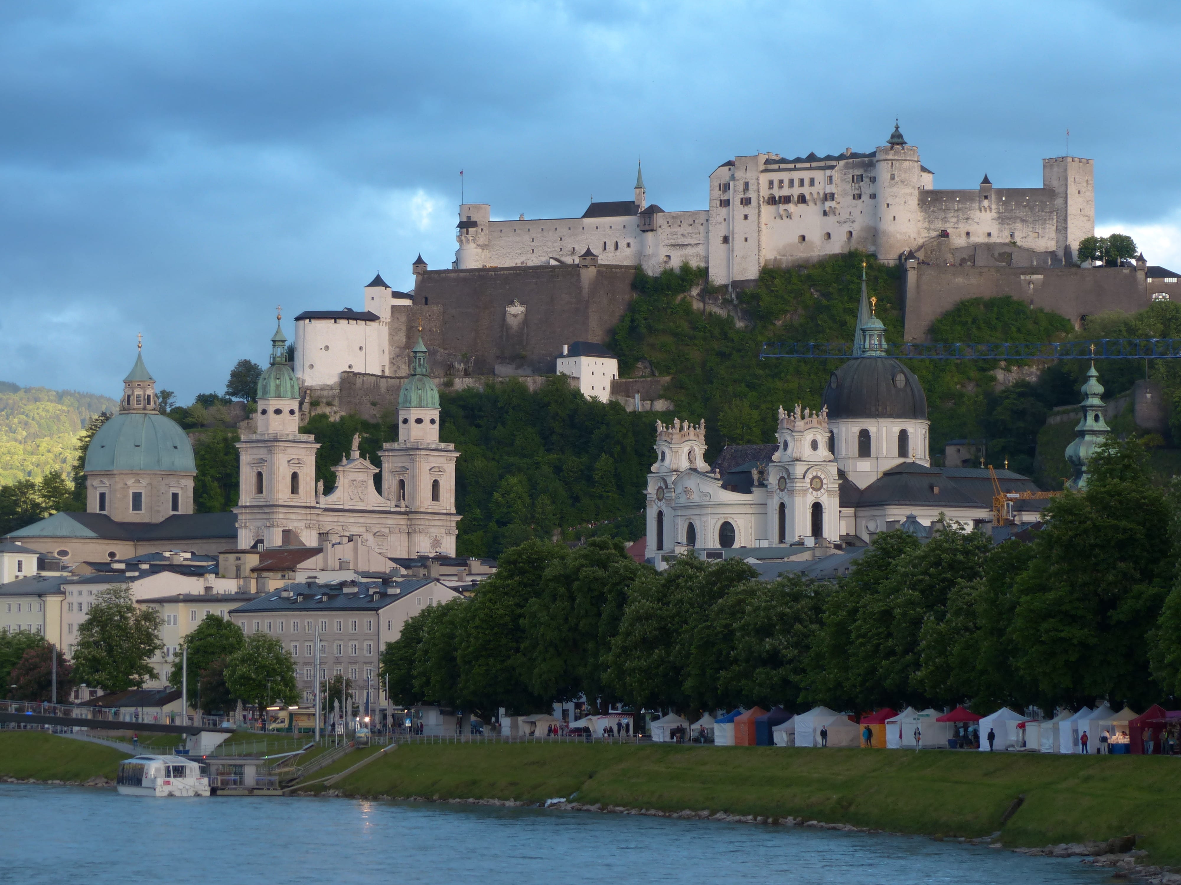 city, dom, abendstimmung, building exterior, university church, knights castle, old town, the past, battlements, unesco, fortress mountain, crowd puller, HD Wallpaper