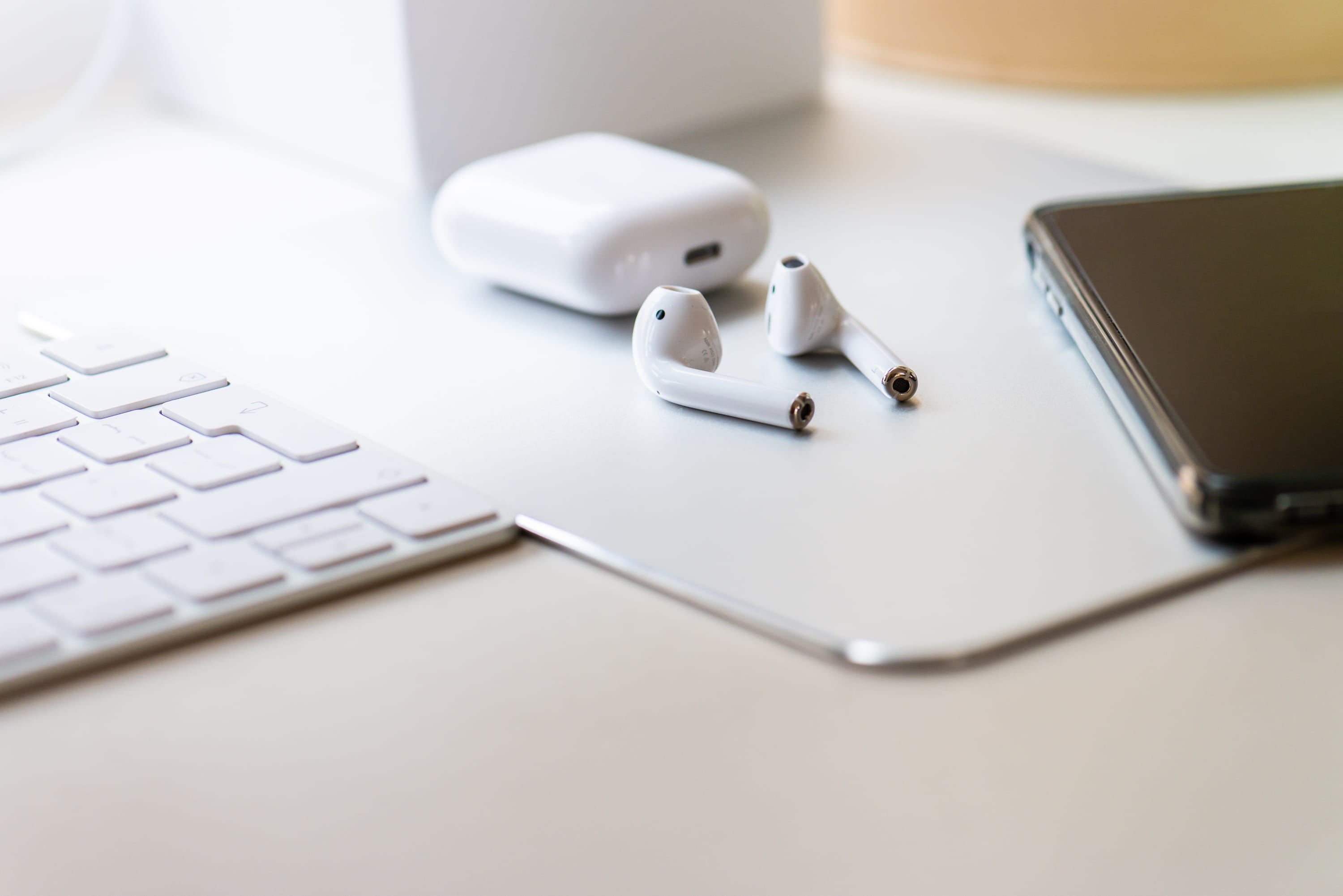 computer, wireless technology, hardware, technology, electronics, mouse, portable information device, high angle view, laptop, mobile phone, still life, HD Wallpaper