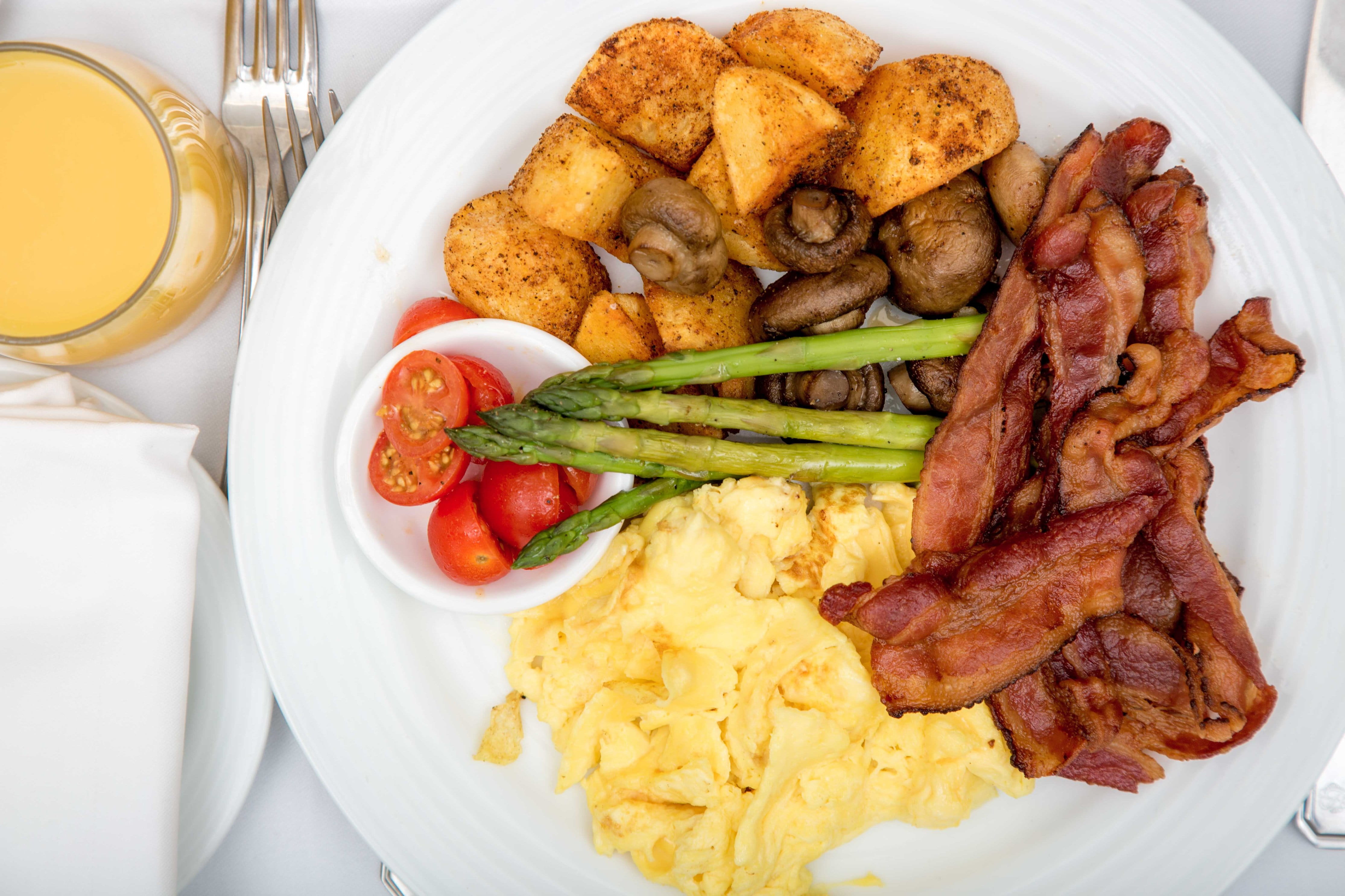 potato, Food, prepared potato, meat, 4K, ready-to-eat, food and drink, roasted, Restaurant, photo, serving size, wellbeing, fruit, no people, dinner, vegetable, HD Wallpaper