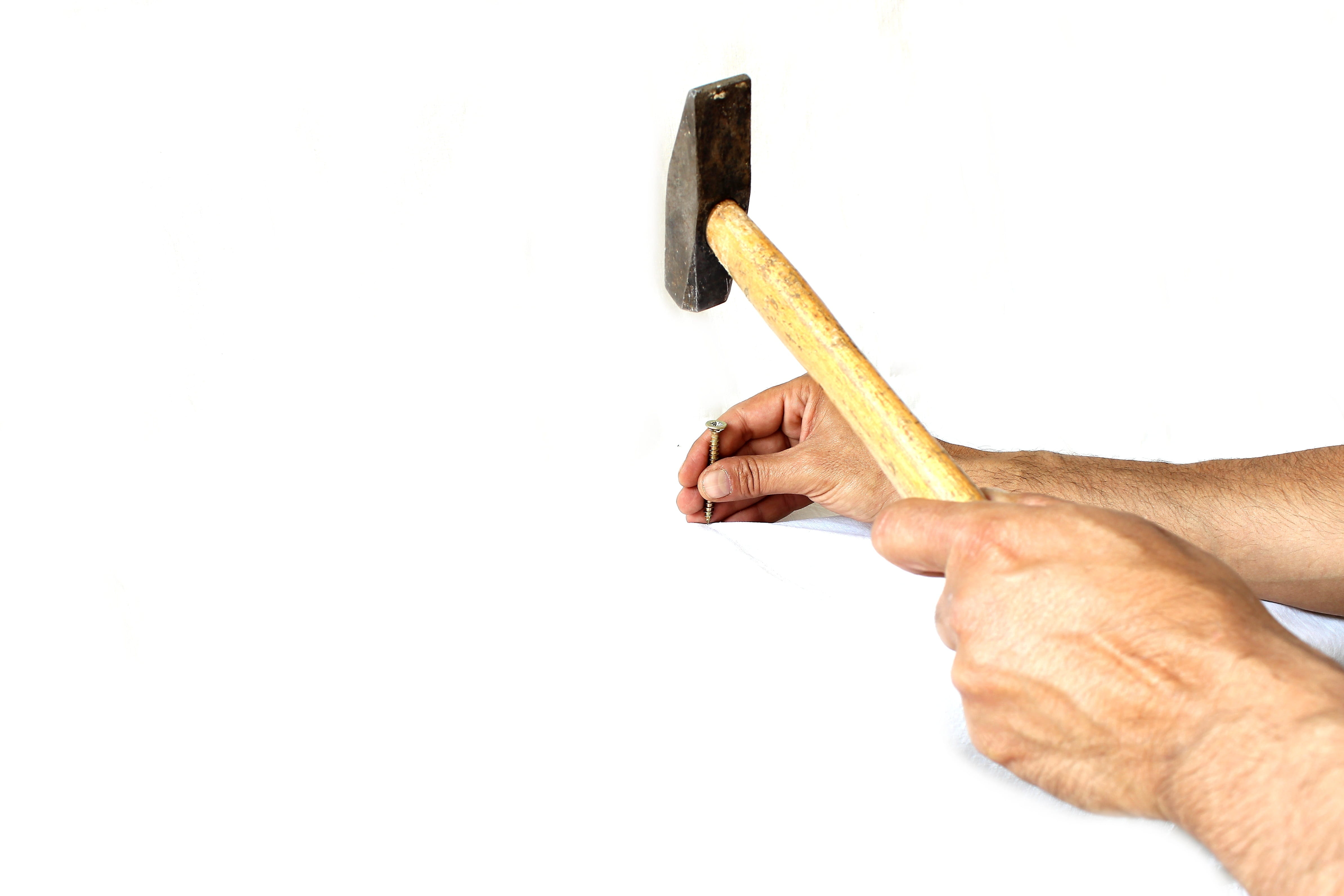 tool, work, food, finger, occupation, common, carpenter, sledgehammer, person, driving, younge, indoors, happy, man, building, close-up, men, hand, background, HD Wallpaper