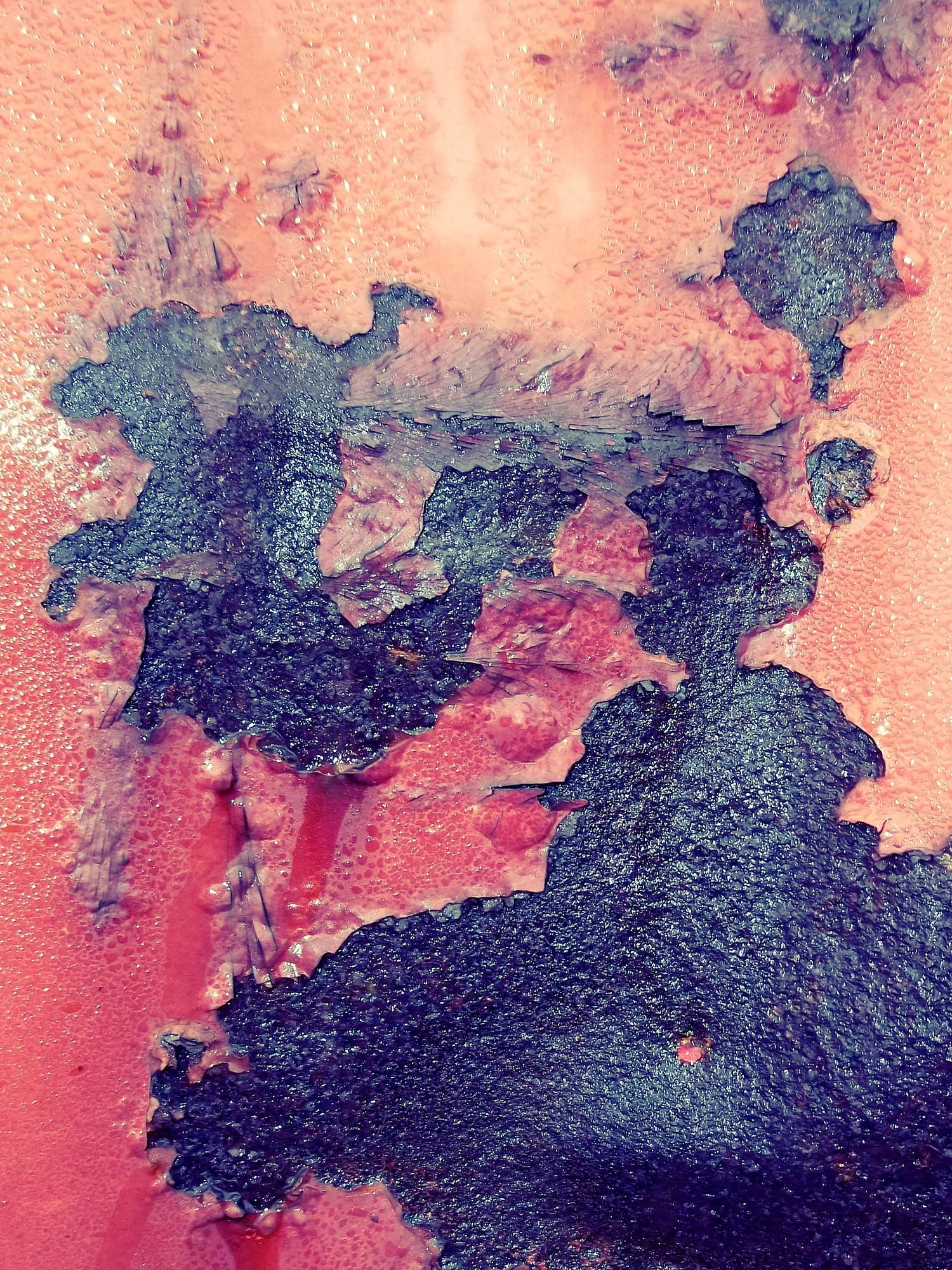 land, purple, art, water, outdoors, damaged, indoors, paintings, photo, ink, blue, closeup, art Product, weathered, pattern, messy, abstract, paint, creativity, Phone HD Wallpaper