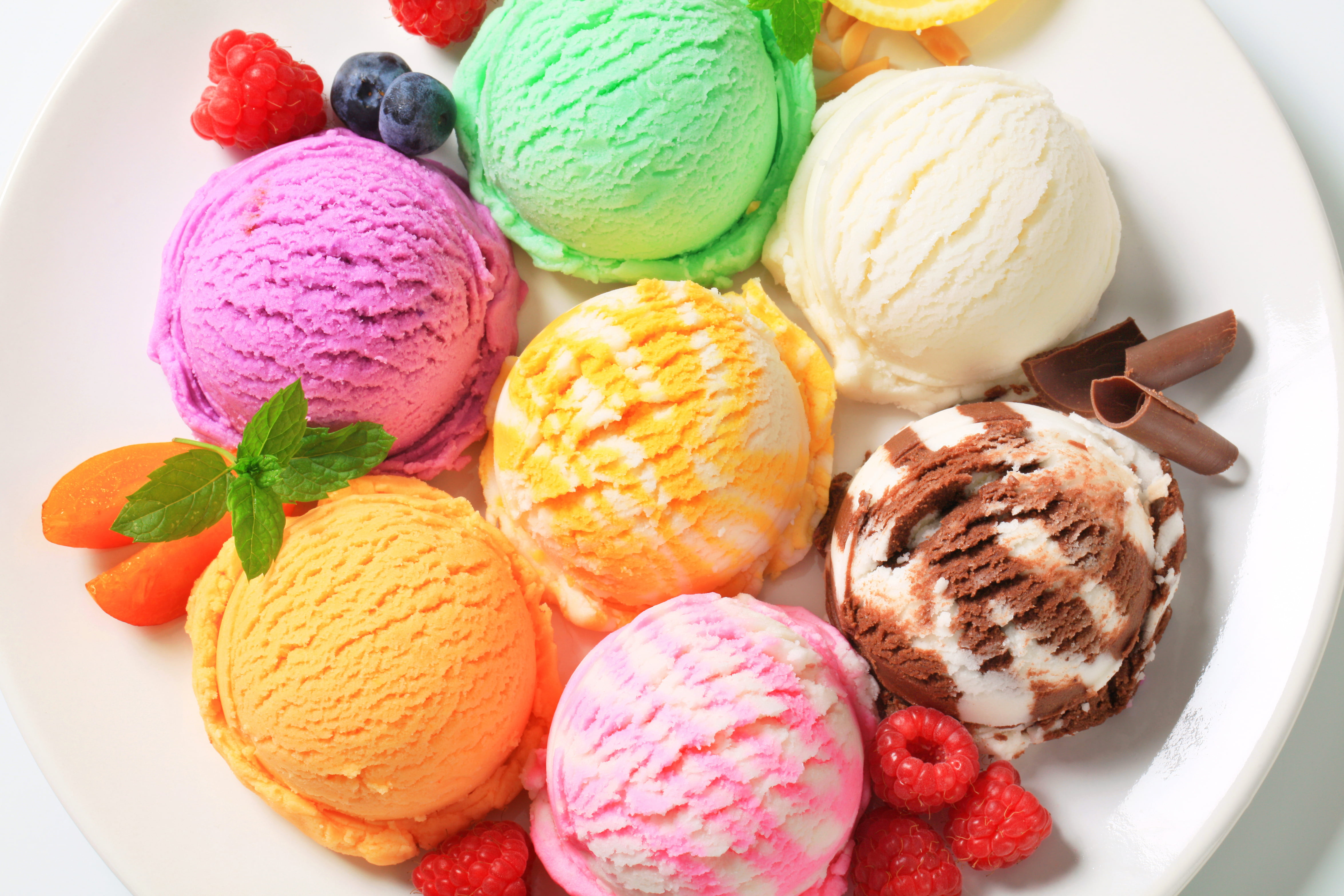 4K, strawberry Ice Cream, dessert, food and drink, dairy Product, snack, assorted, multi colored, pink Color, sweet, berries, food, creams, no People, HD Wallpaper