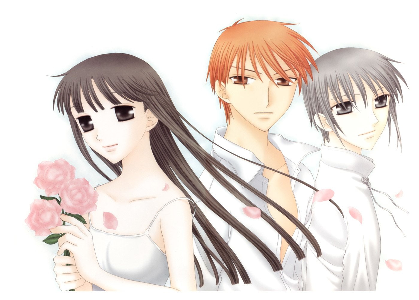 Tohru Honda, Fruits Basket, Anime, Flower, Kyo Sohma, 720P, Manga, Yuki Sohma, HD Wallpaper