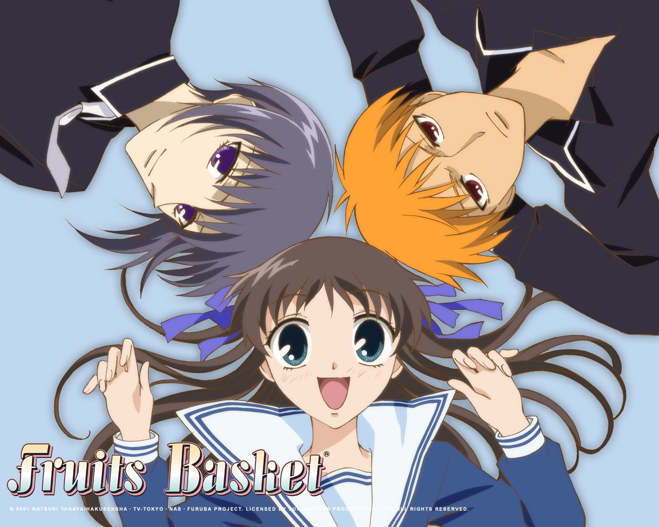 Yuki Sohma, Tohru Honda, Fruits Basket, Anime, Kyo Sohma, 720P, HD Wallpaper