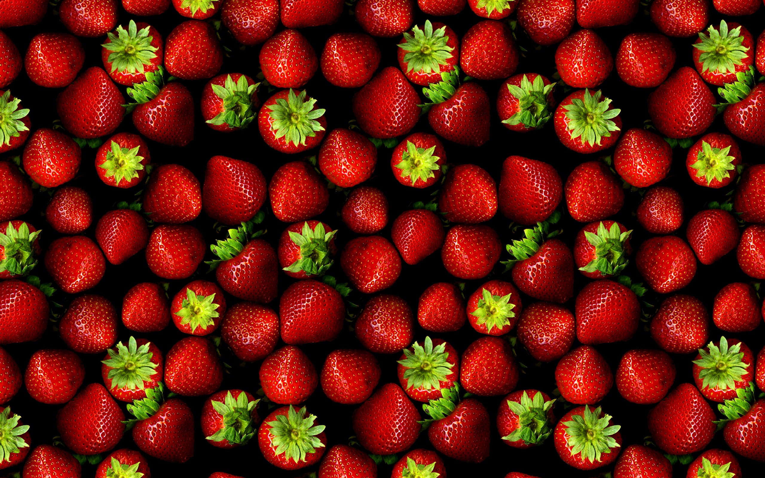food, red, 2K, strawberries, fruit, HD Wallpaper