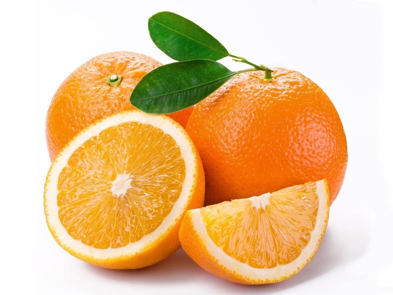 background, white background, fruit, 720P, white, close, food, orange, close up, HD Wallpaper