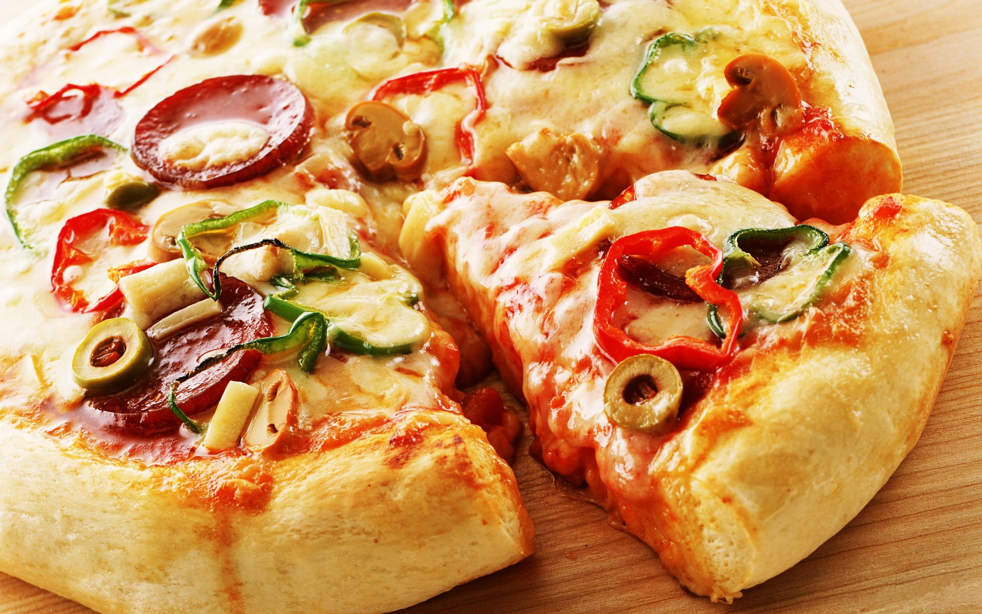 lunch, italian, food, time, picture, 1080P, pizza, HD Wallpaper
