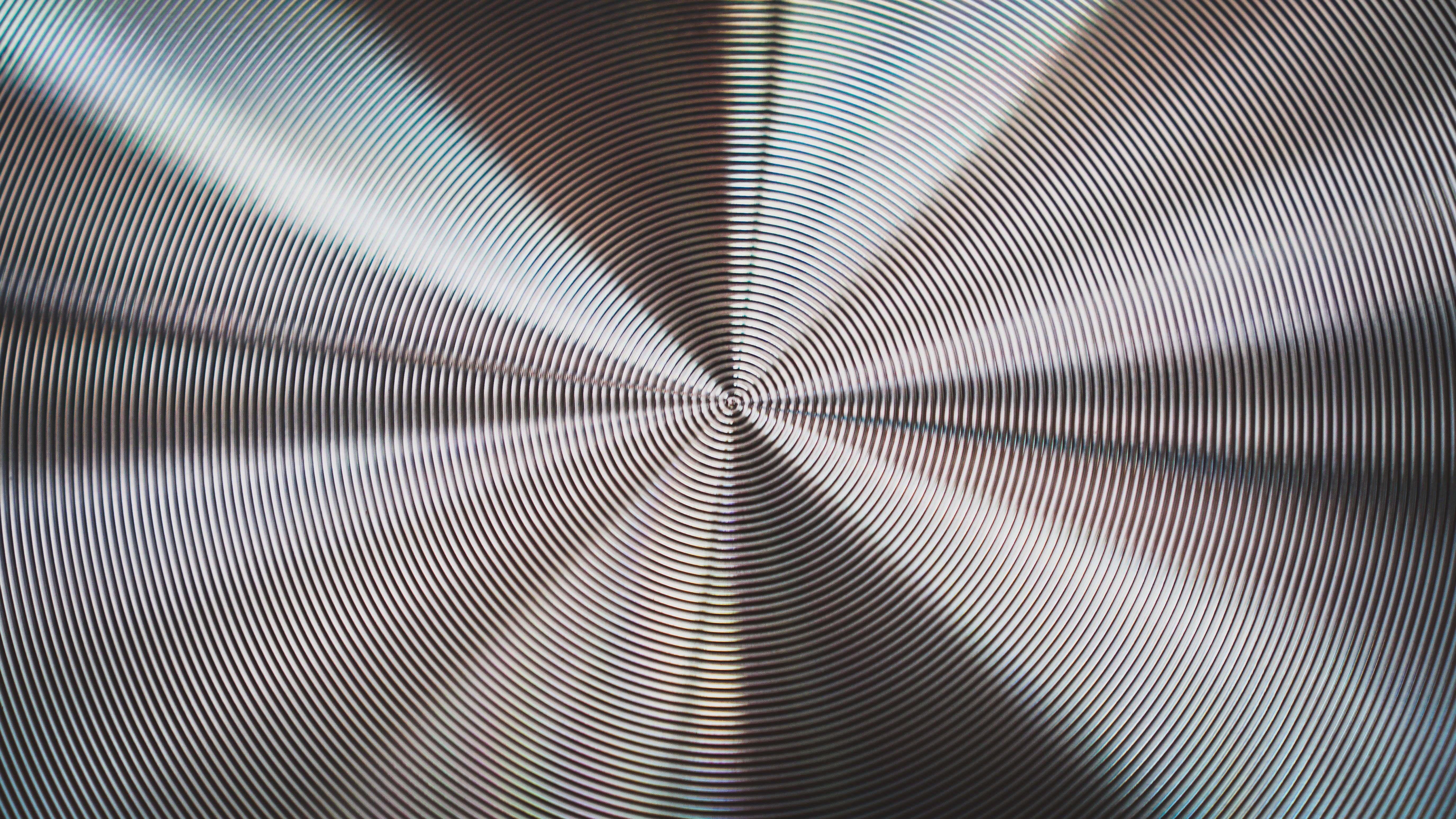 pattern, textured effect, metal, diminishing perspective, creativity, color gradient, shape, indoors, close-up, no people, full frame, shiny, reflection, HD Wallpaper