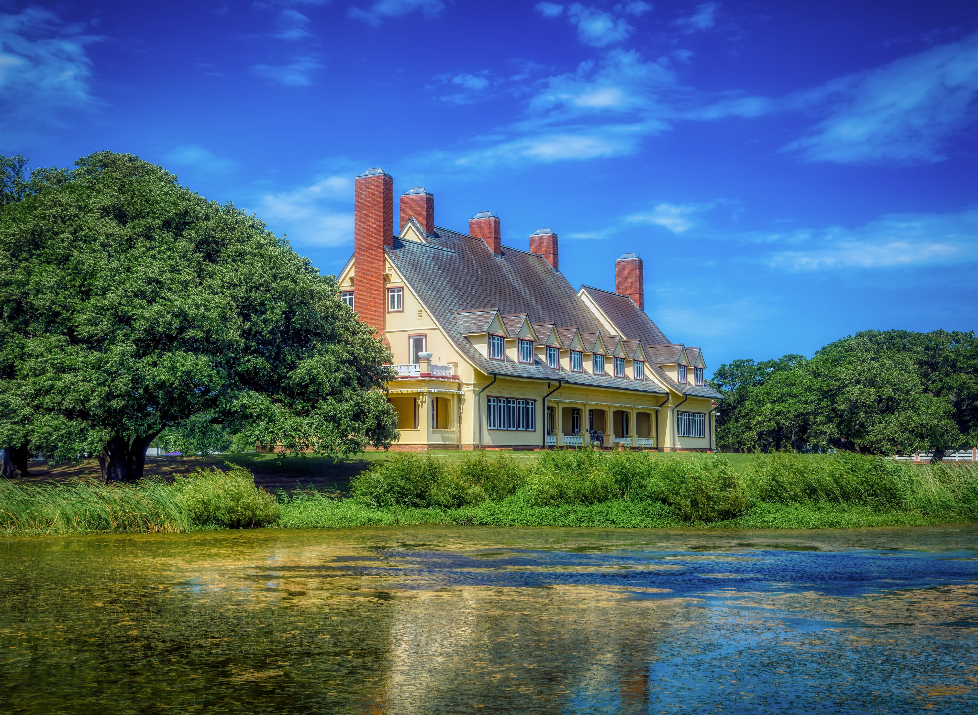 history, inlet, hdr, nature, outdoors, sky, club, travel destinations, tree, plant, country, the past, no people, america, historic, north carolina, water, HD Wallpaper