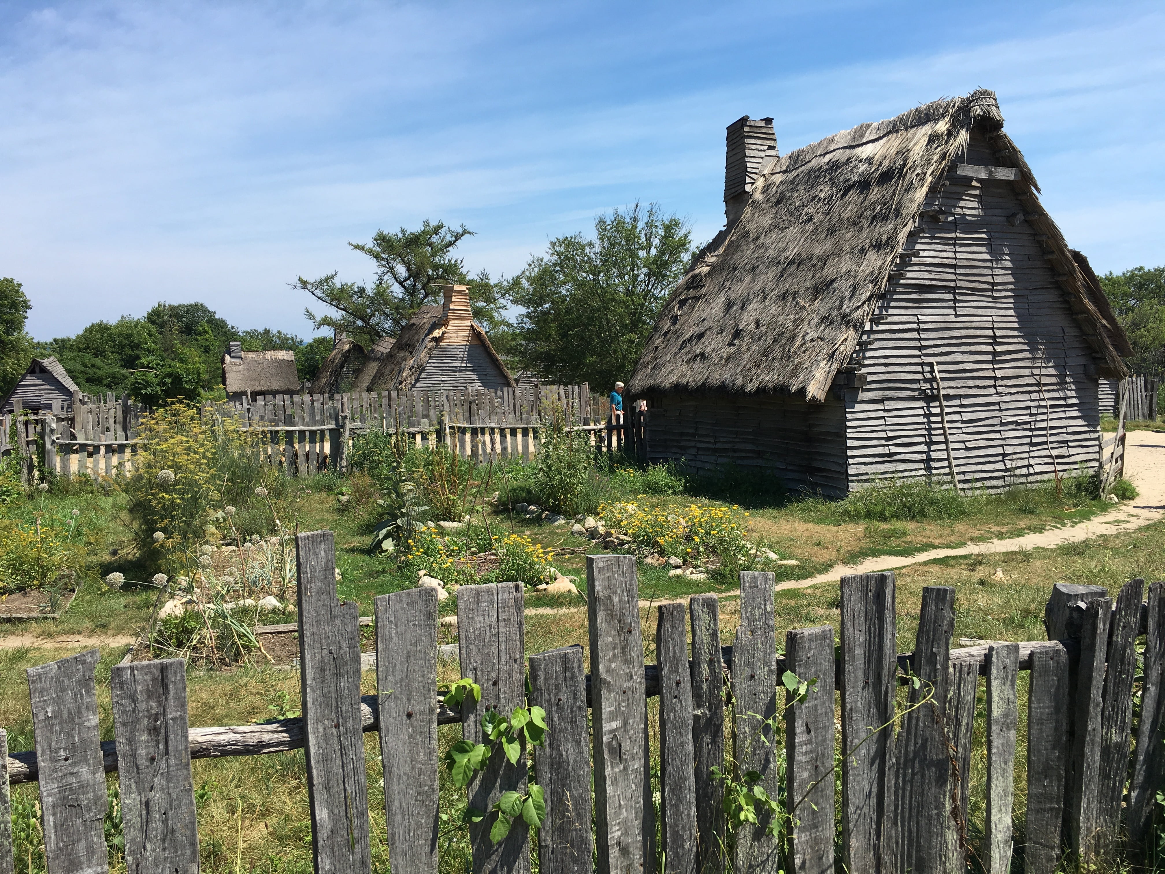 settler, history, nature, architecture, plymouth, old, outdoors, boundary, massachusetts, tree, barrier, building exterior, sky, no people, the past, plant, HD Wallpaper
