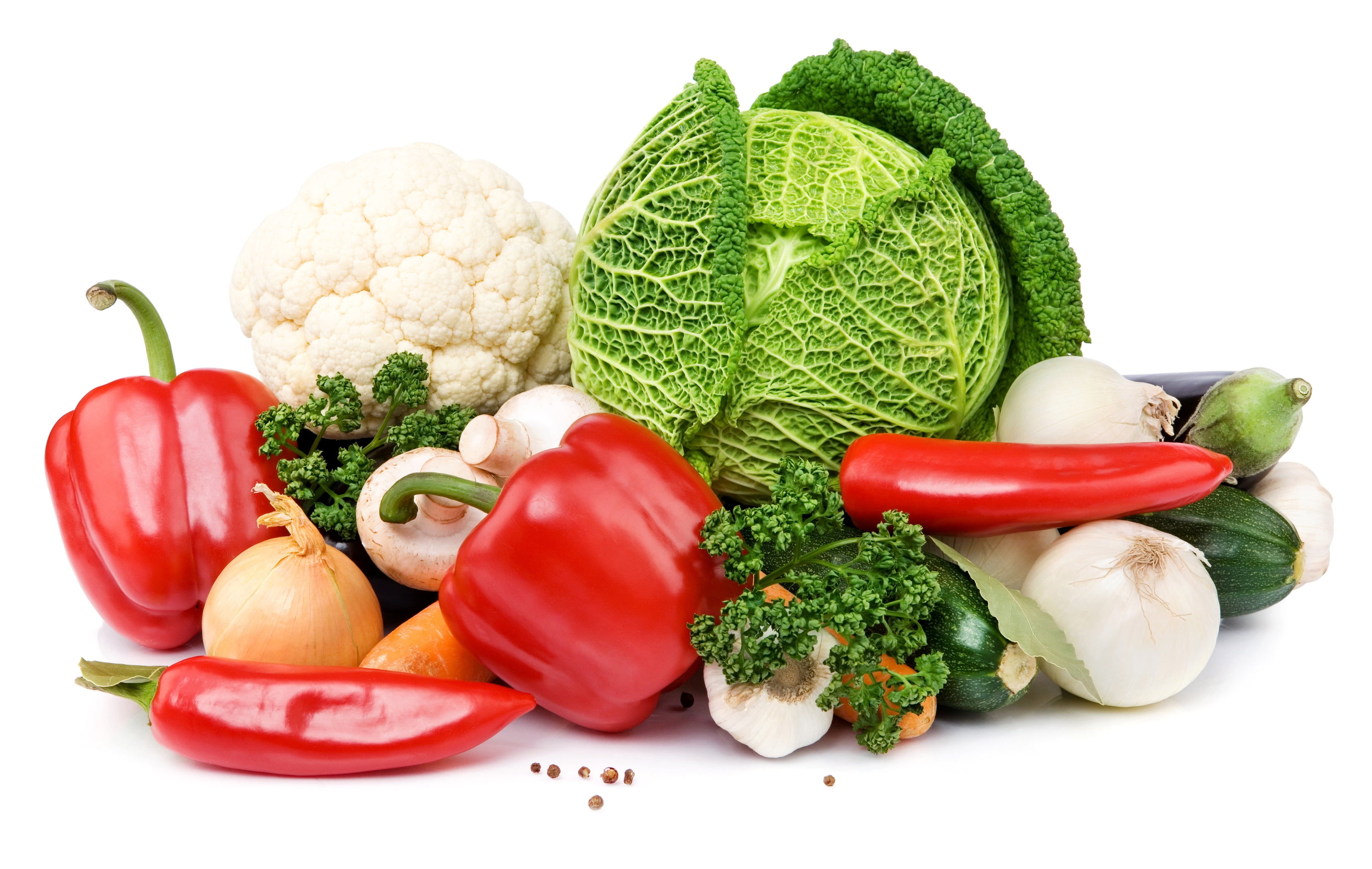 organic, yellow, red, ripe, isolated On White, healthy Lifestyle, 2K, ingredient, isolated, wellbeing, eggplant, pepper - Vegetable, freshness, bell Pepper, HD Wallpaper