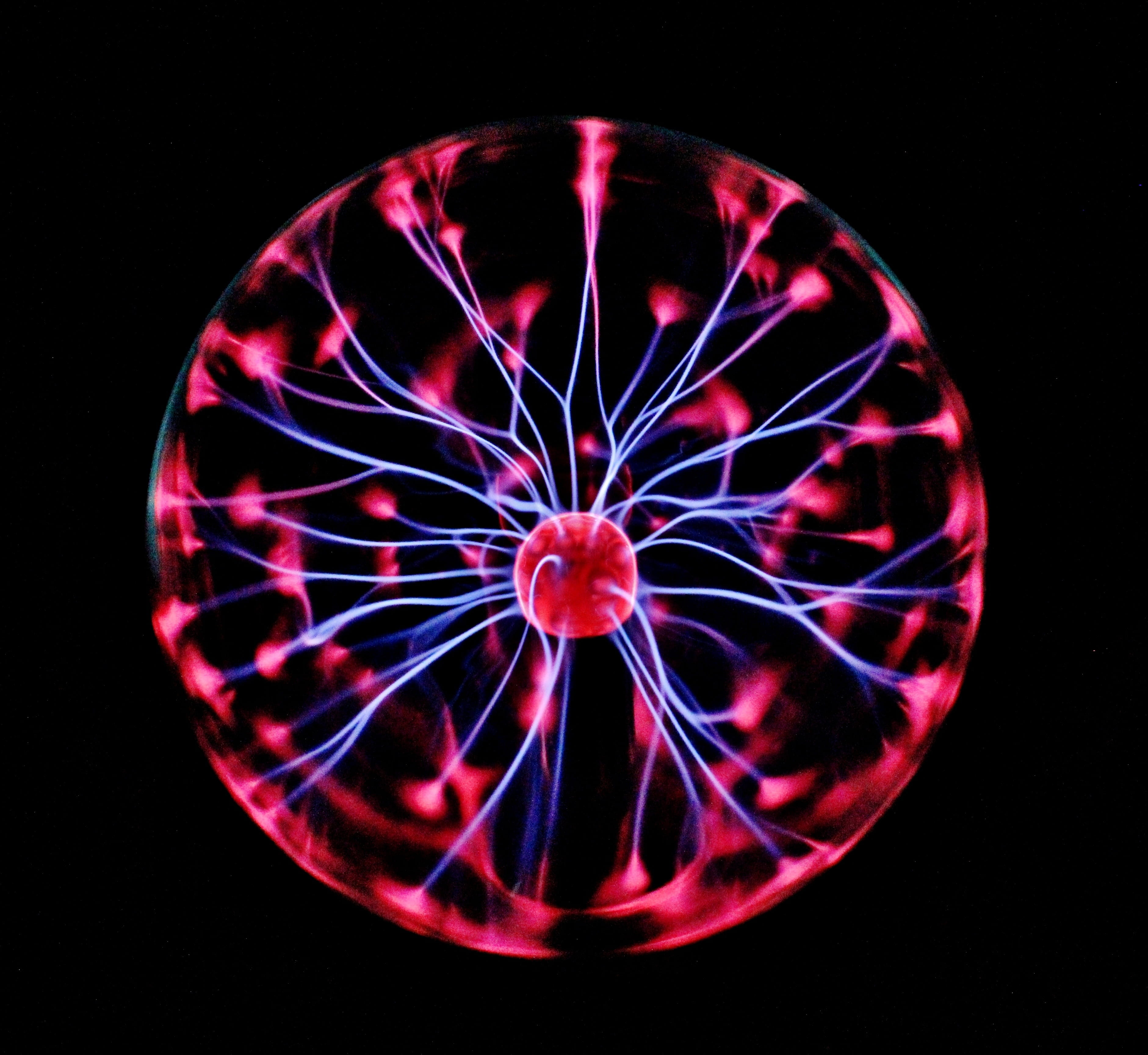 geometric shape, future, glass - material, glass, illuminated, plasma, futuristic, marine, artsy, purple, pattern, neon, insubstantial, close-up, ball, HD Wallpaper