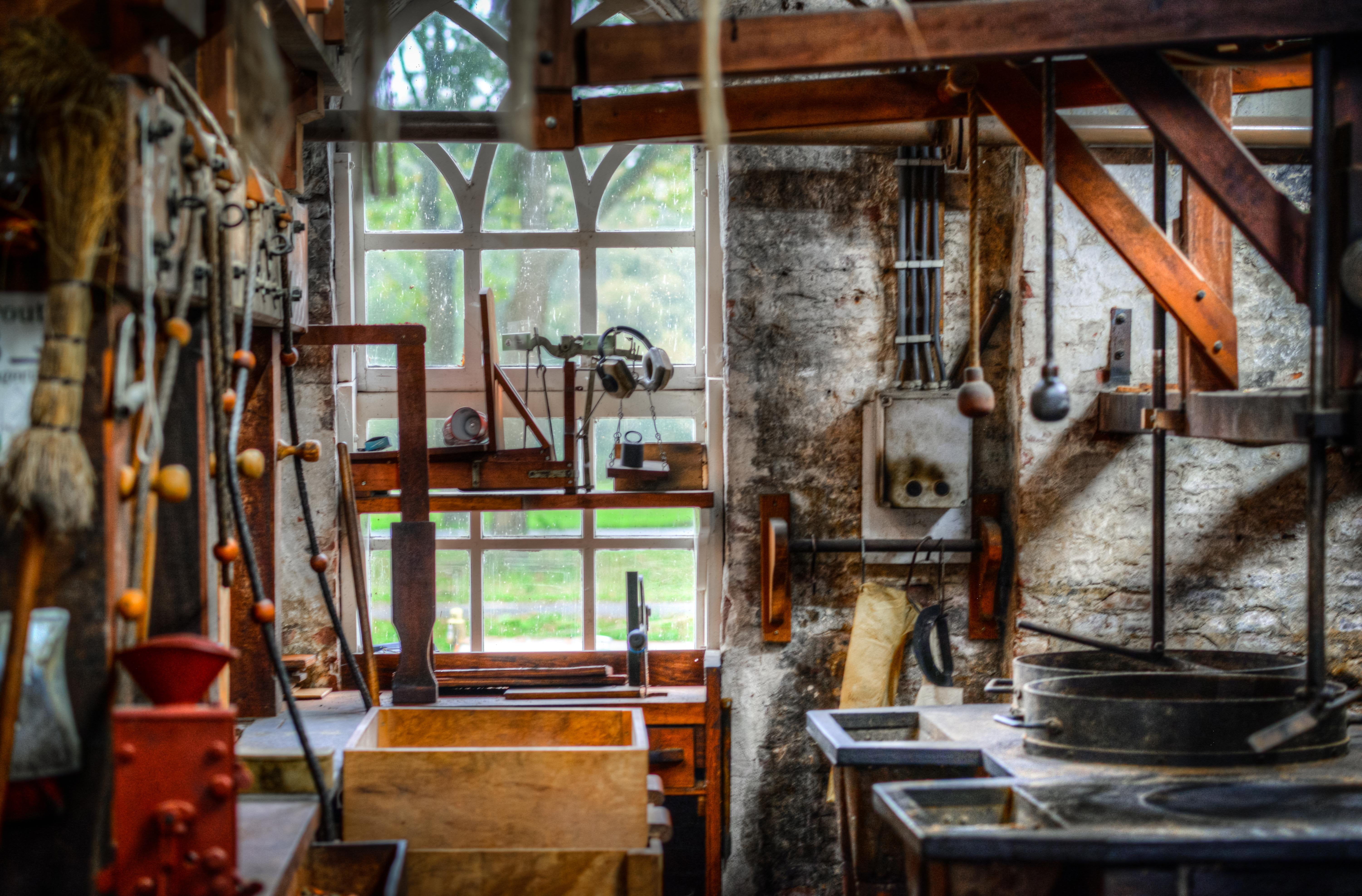 industrial, building, manufacture, production, interior, tool, day, old, manufacturing equipment, equipment, technology, architecture, 5K, mill, processing, HD Wallpaper