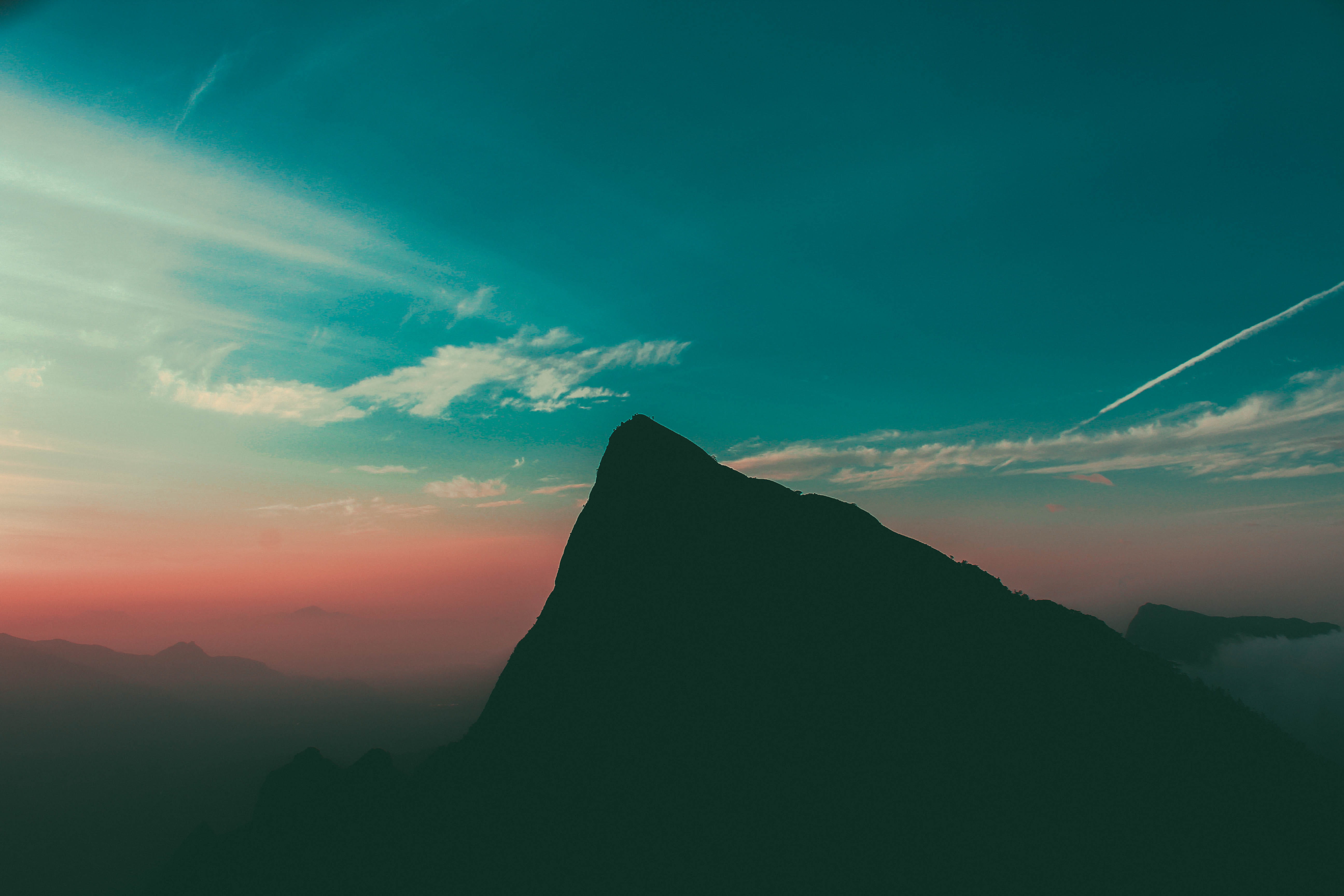 rise, tranquil scene, peak, rock, non-urban scene, idukki, nature, outdoors, sunrise, kerala, sunset, color, blue, munnar, beauty in nature, sun, idyllic, HD Wallpaper