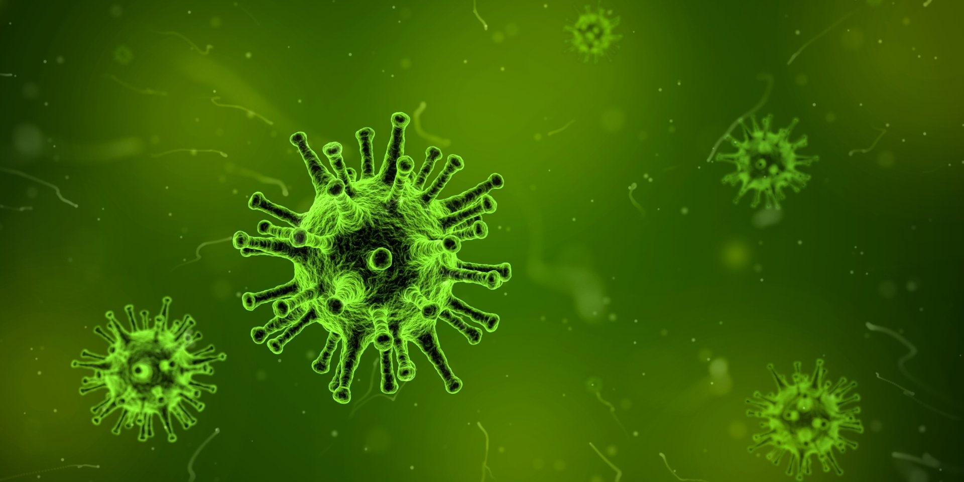 Virus, Green, Artistic, Bacteria, 1080P, HD Wallpaper