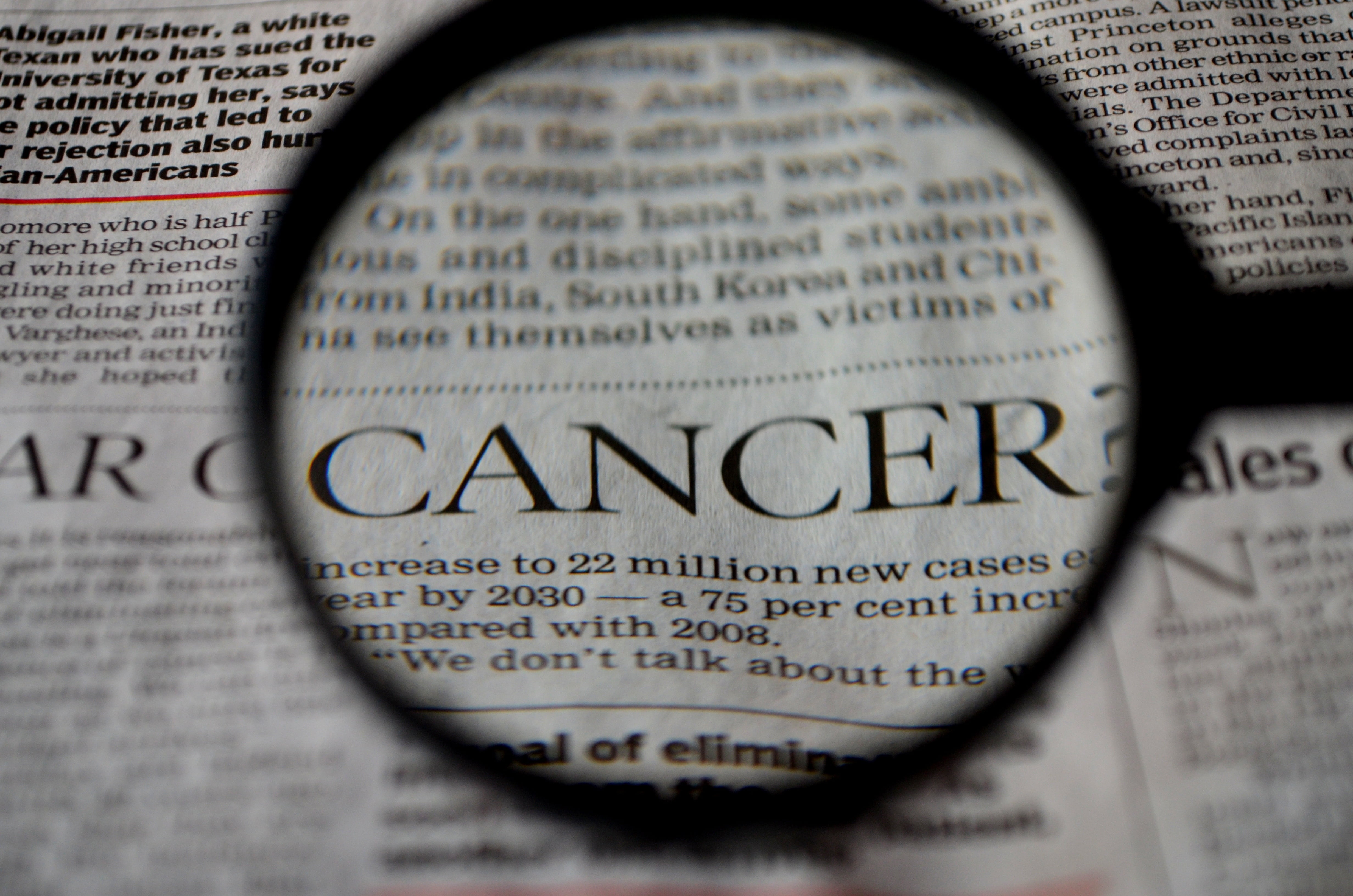 illness, magnifying, magnifier, full frame, reading, searching, disease, lens, carcinoma, medicine, magnifying glass, data, business, zoom, news, lymphoma, HD Wallpaper