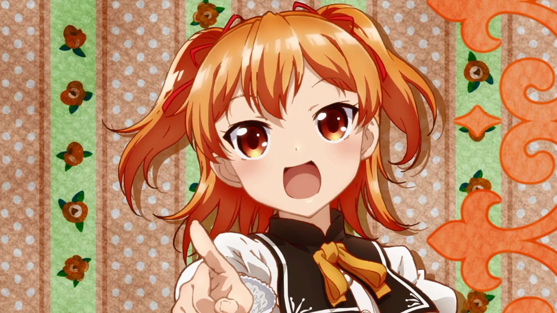 720P, anime, human representation, anime girls, leisure activity, child, real people, obscured face, creativity, Aika Tenkuubashi, orange color, day, mask, HD Wallpaper