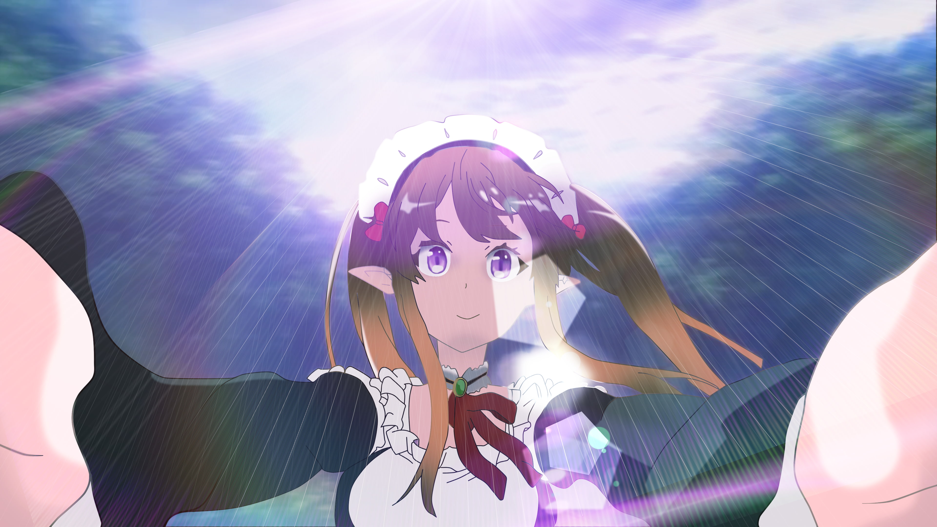 Myucel Foaran, anime girls, 4K, Outbreak Company, HD Wallpaper