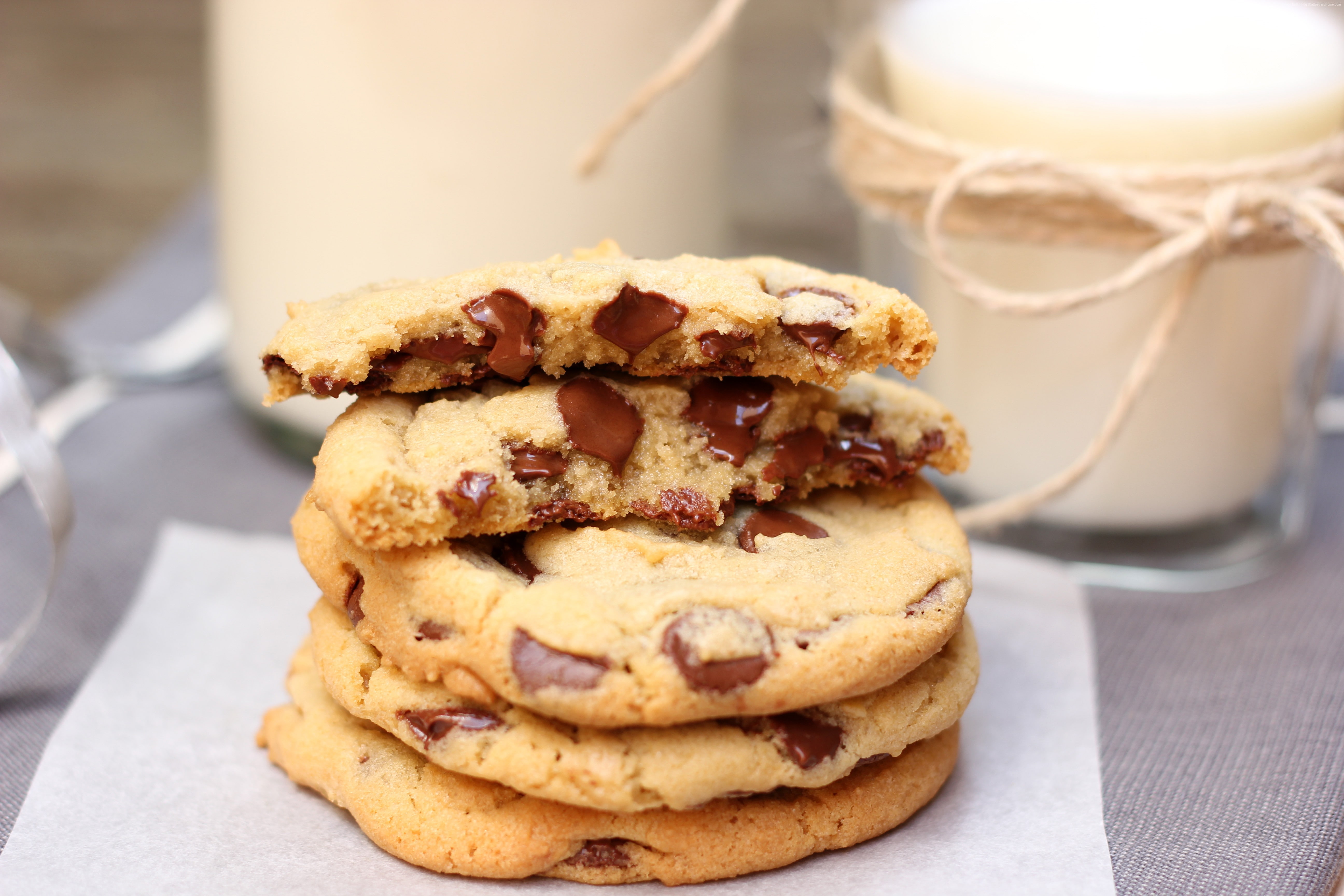 cooking, milk, 5K, recipe, chocolate, sugar, cookies, HD Wallpaper