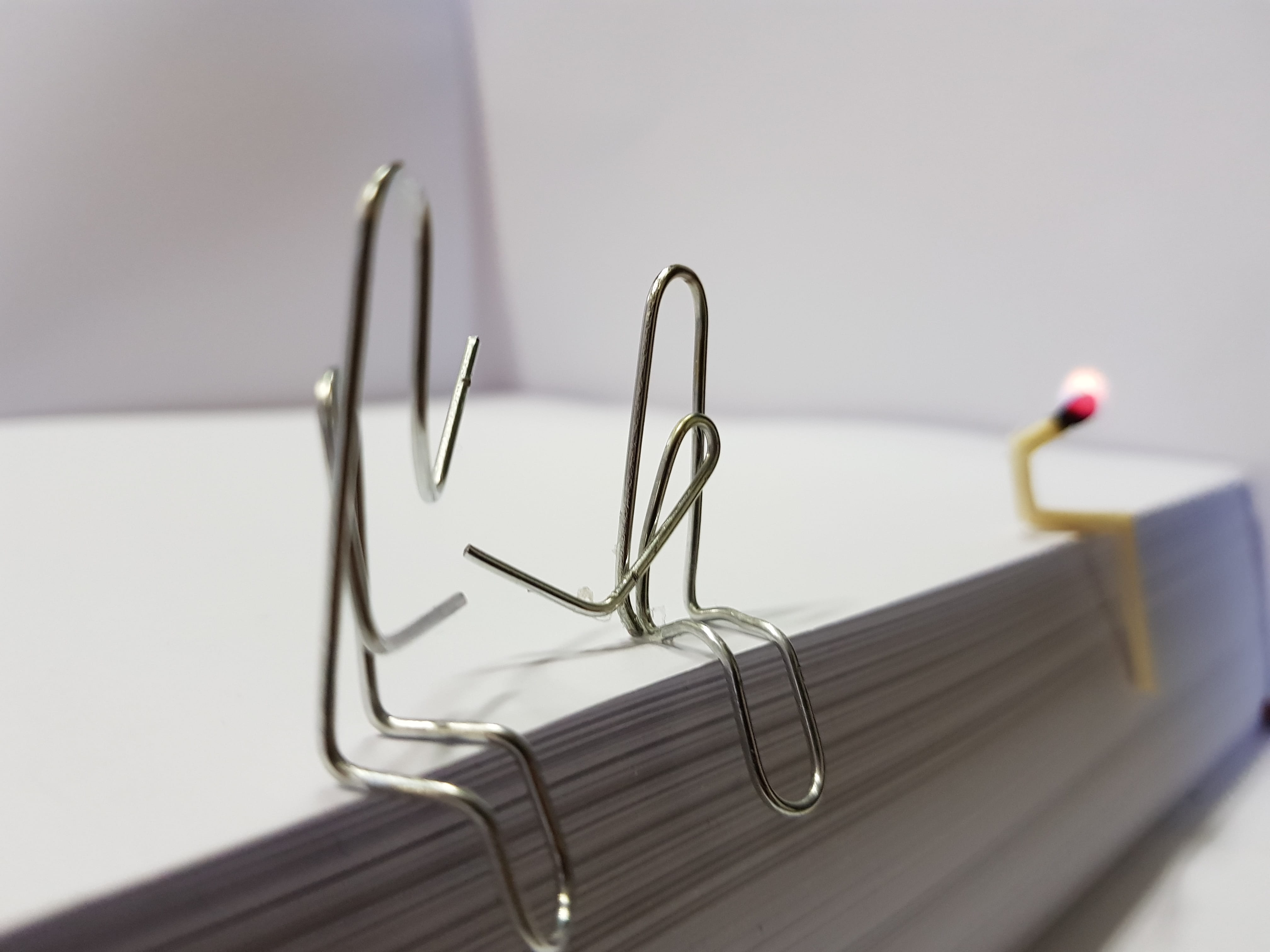 speaking, selective focus, material, organization, paper, homemade, steel, document, no people, summary, simplicity, office supply, metal, paperwork, paper clip, HD Wallpaper