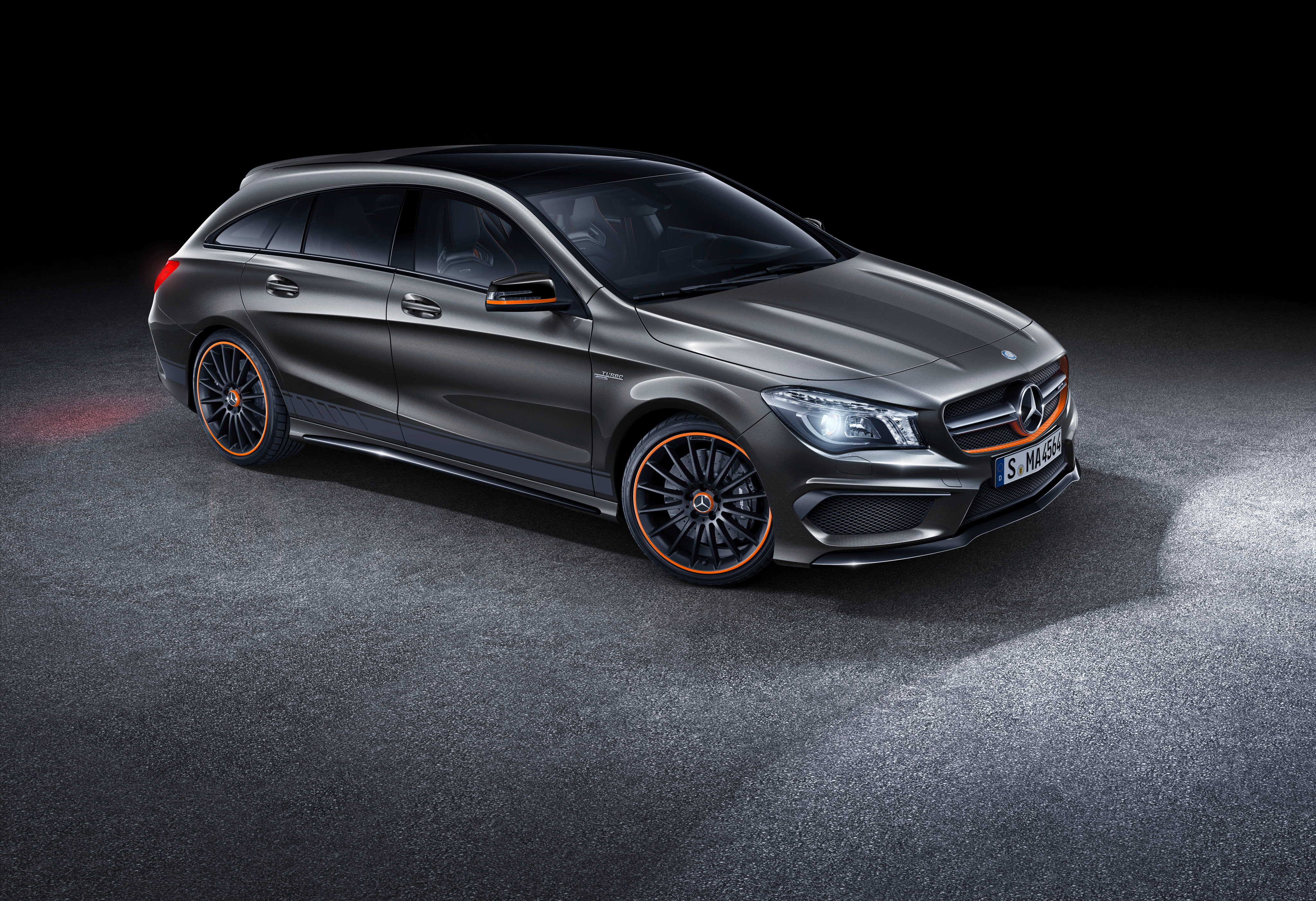 2015, 4K, AMG, CLA 45, X117, Mercedes, Shooting Brake, Orange Art, HD Wallpaper