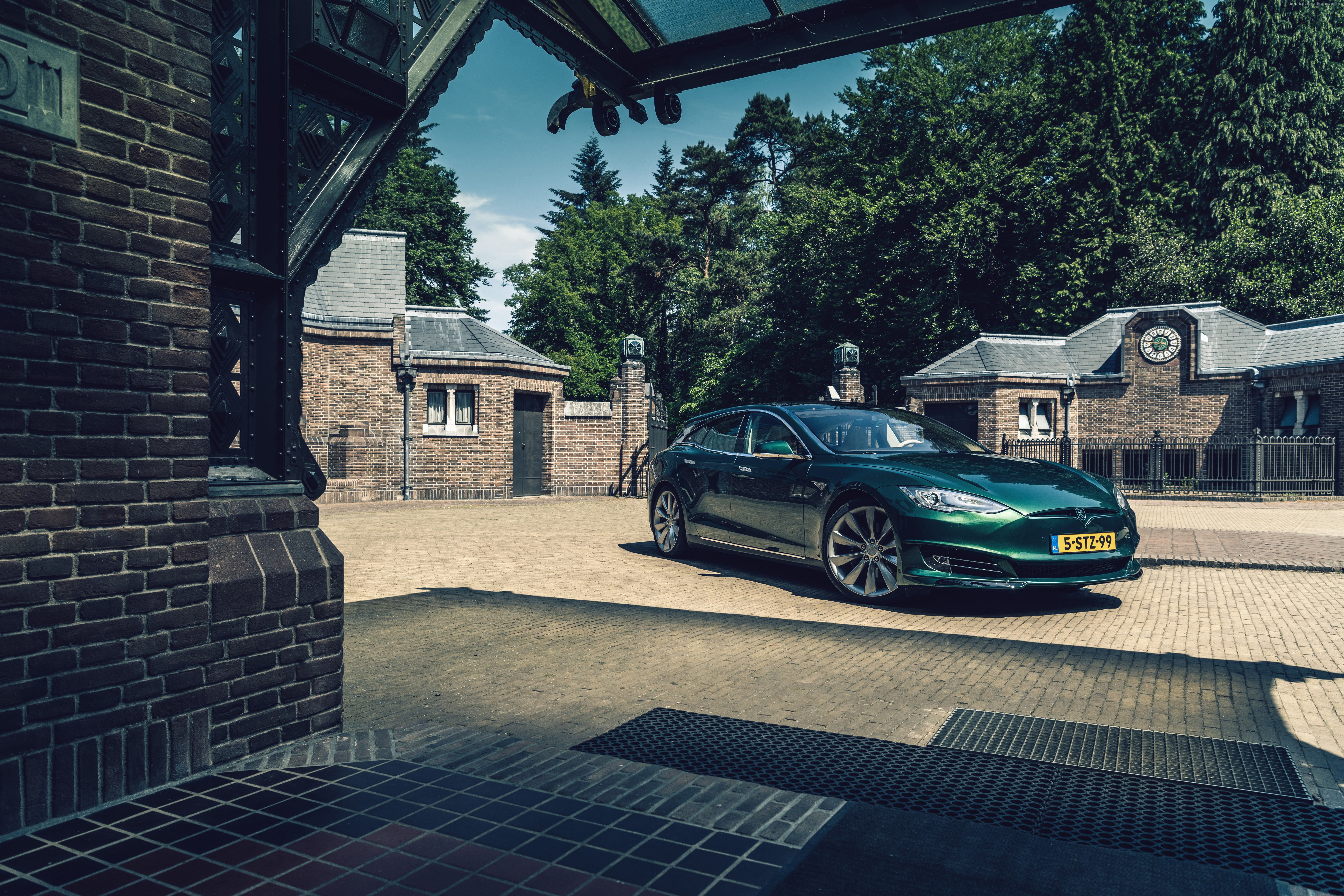 6K, 2018 Cars, Tesla Model S Shooting Brake, electric car, 5K, HD Wallpaper