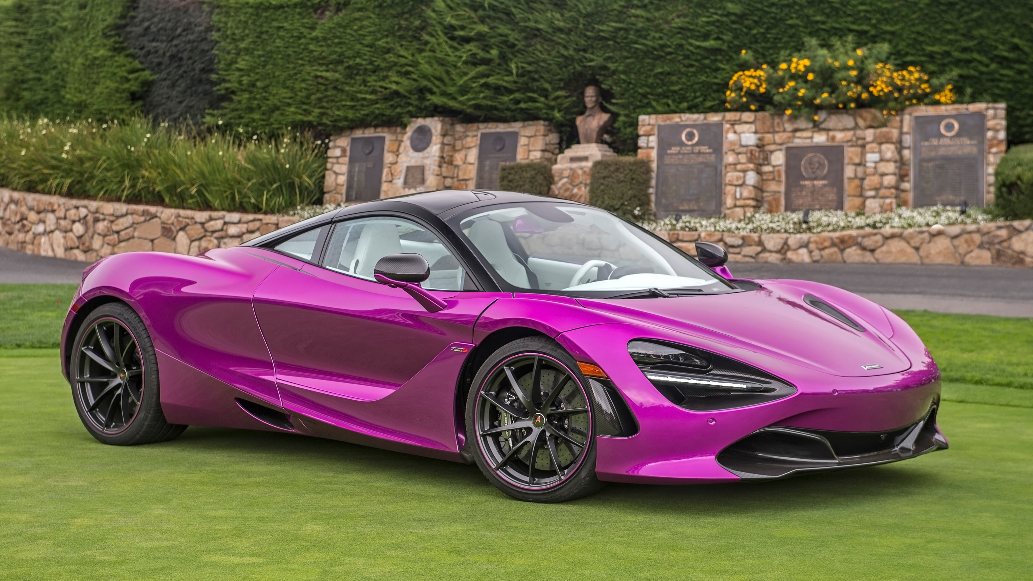 fuchsia car, fuchsia, Fux Fuchsia, 2K, McLaren 720S, Super Car, McLaren, HD Wallpaper