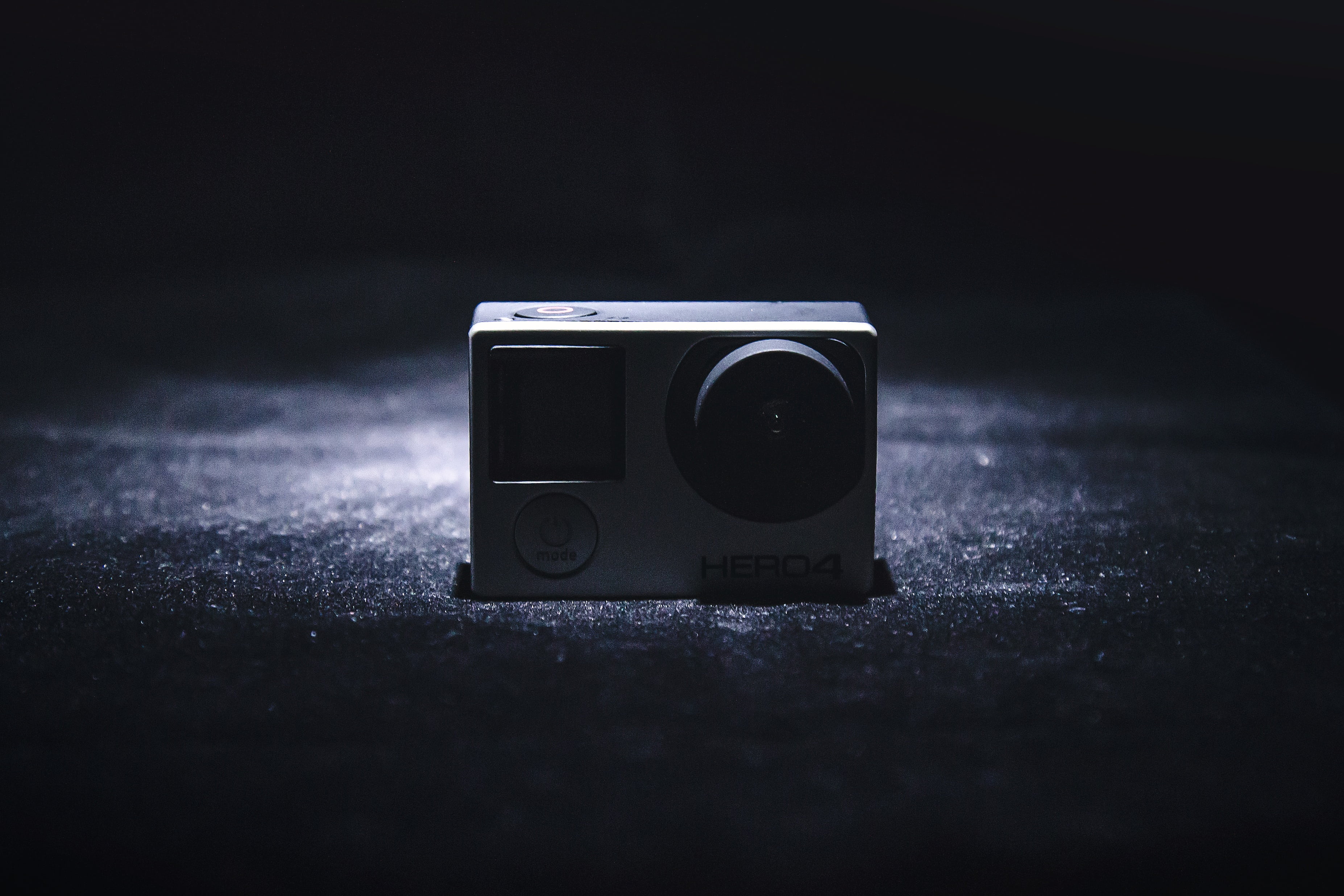 single object, black color, flash, gray, surface, technology, record, equipment, close-up, 2K, black background, videos, entertainment, still life, table, HD Wallpaper