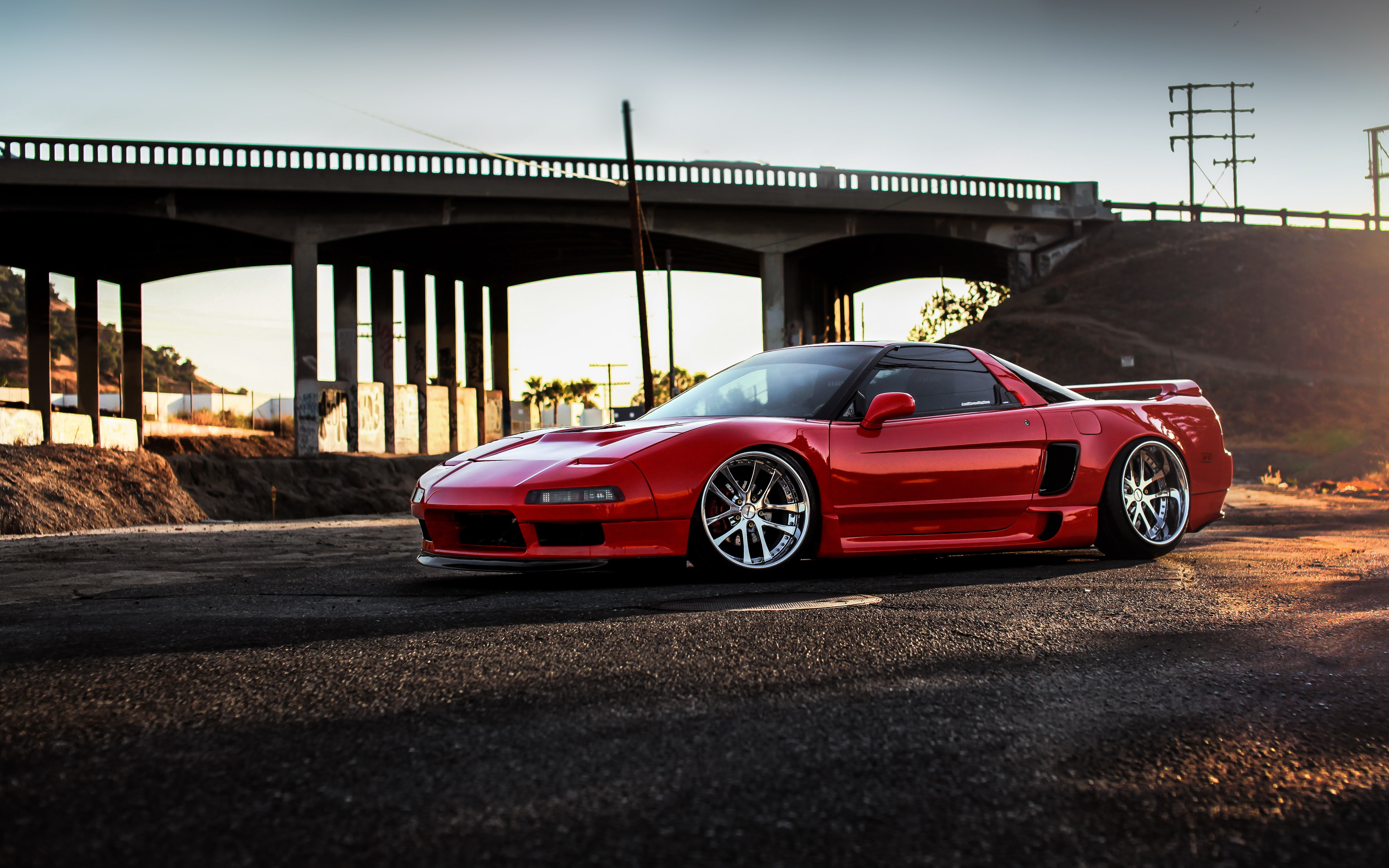 car, 4K, hq, Honda, red, nsx, HD Wallpaper