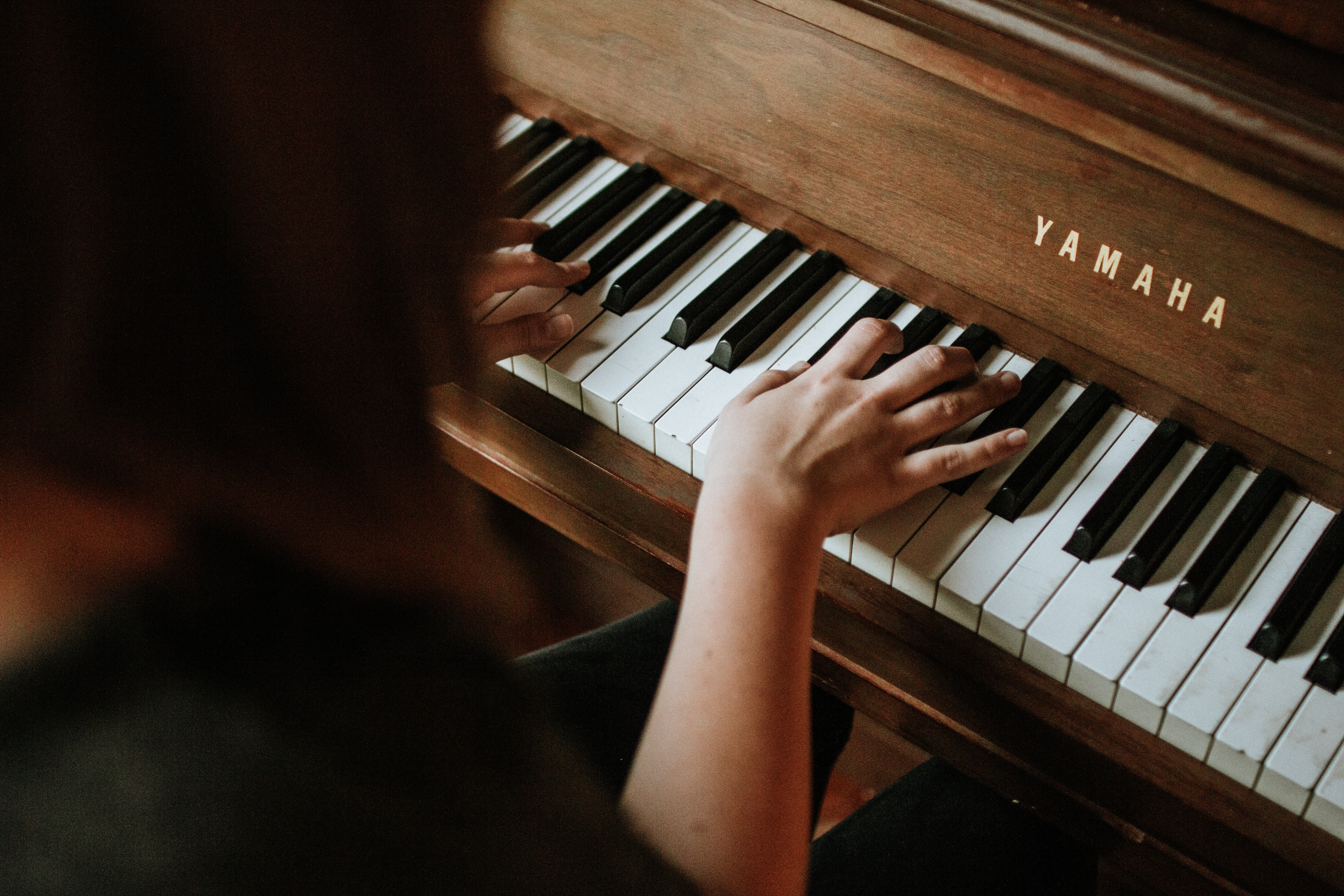 Pianist, Piano, Girl, Music, 5K, HD Wallpaper