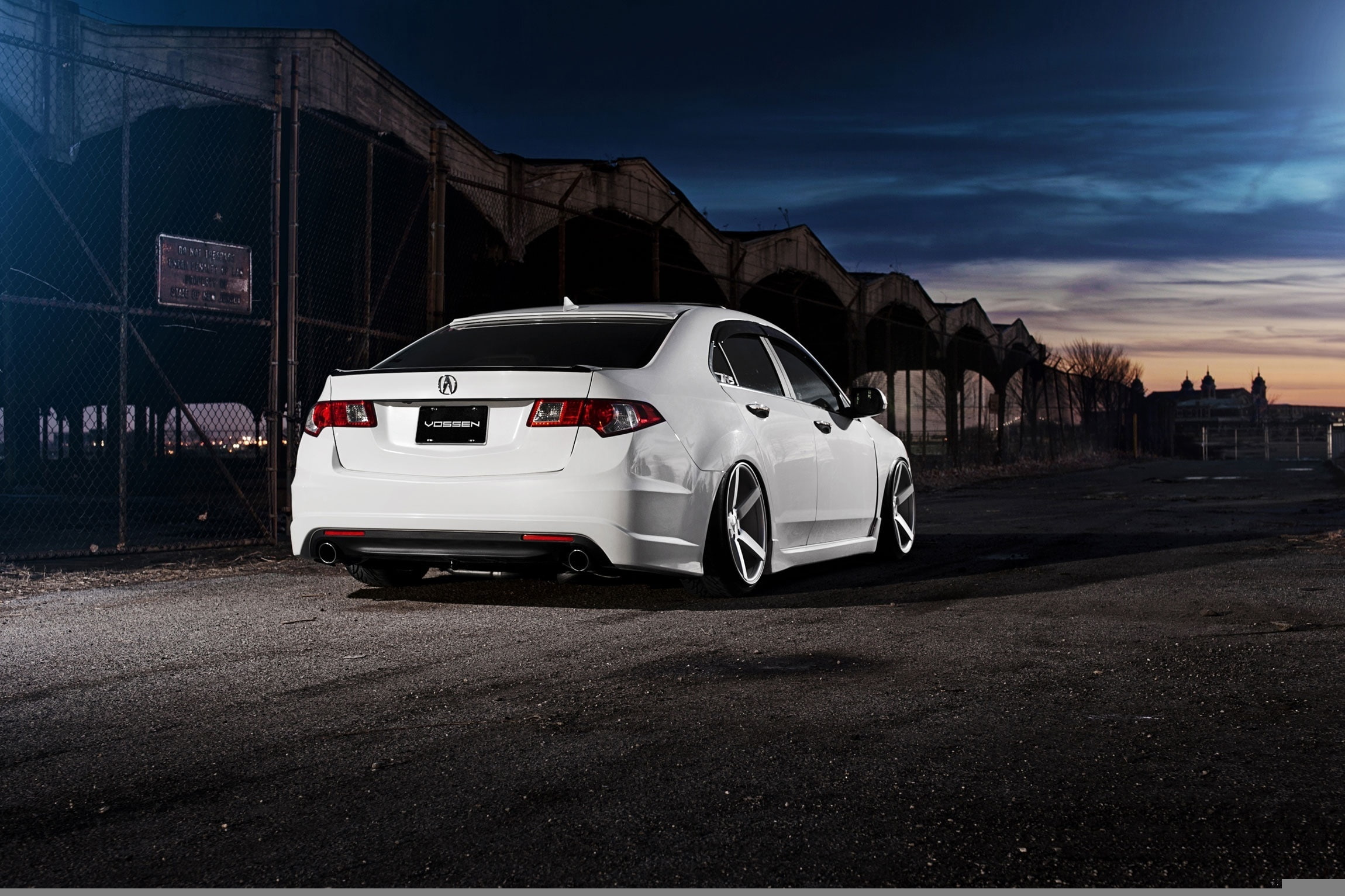 1080P, tsx, chord, tuning, white, sky, building, car, sign, Honda, transportation, land vehicle, architecture, building exterior, motor vehicle, built structure, HD Wallpaper