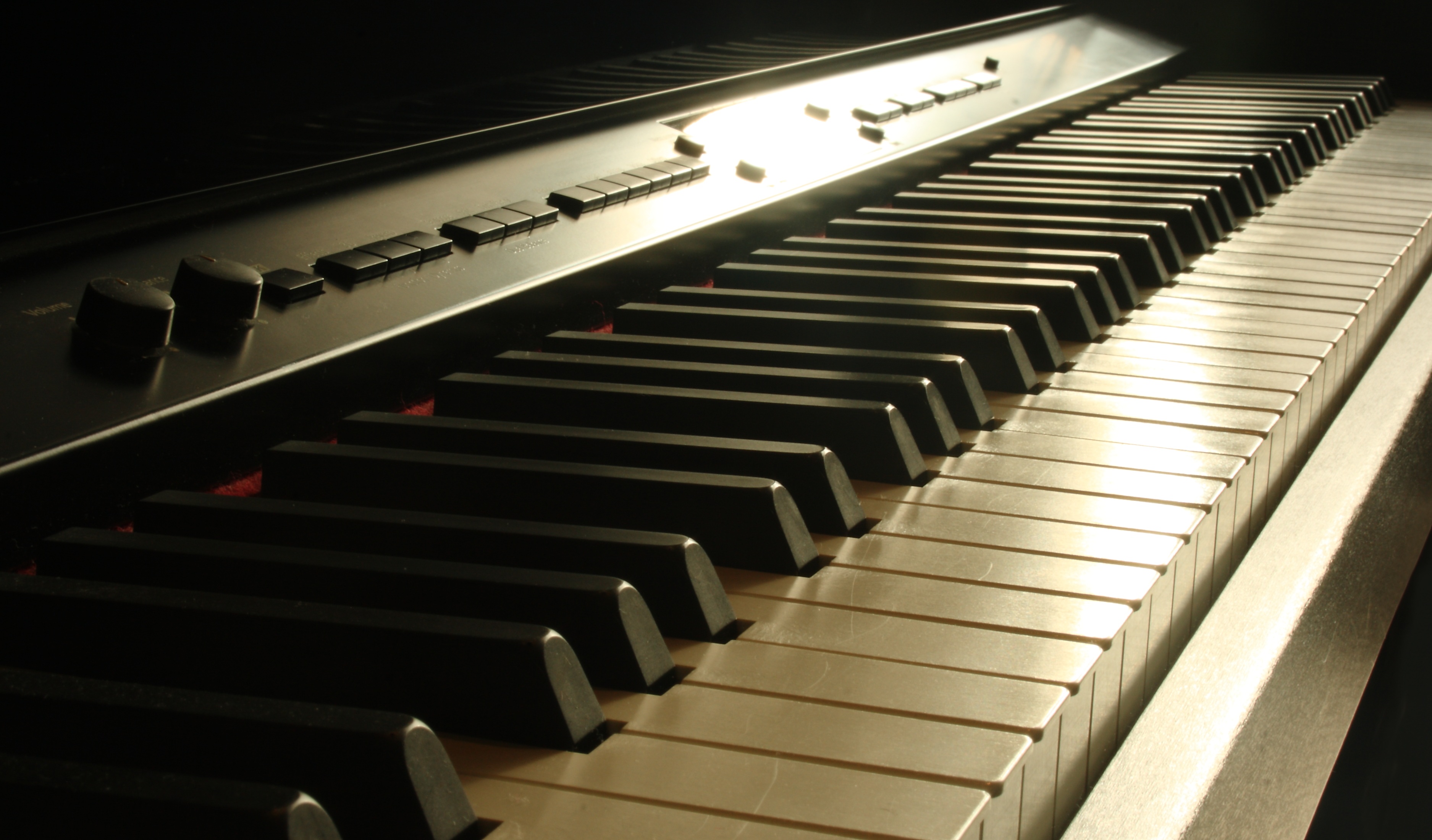 black Color, nightlife, keys, keyboard instrument, musical Instrument, jazz Music, absence, 2K, piano, grand piano, high angle view, close-up, white color, HD Wallpaper