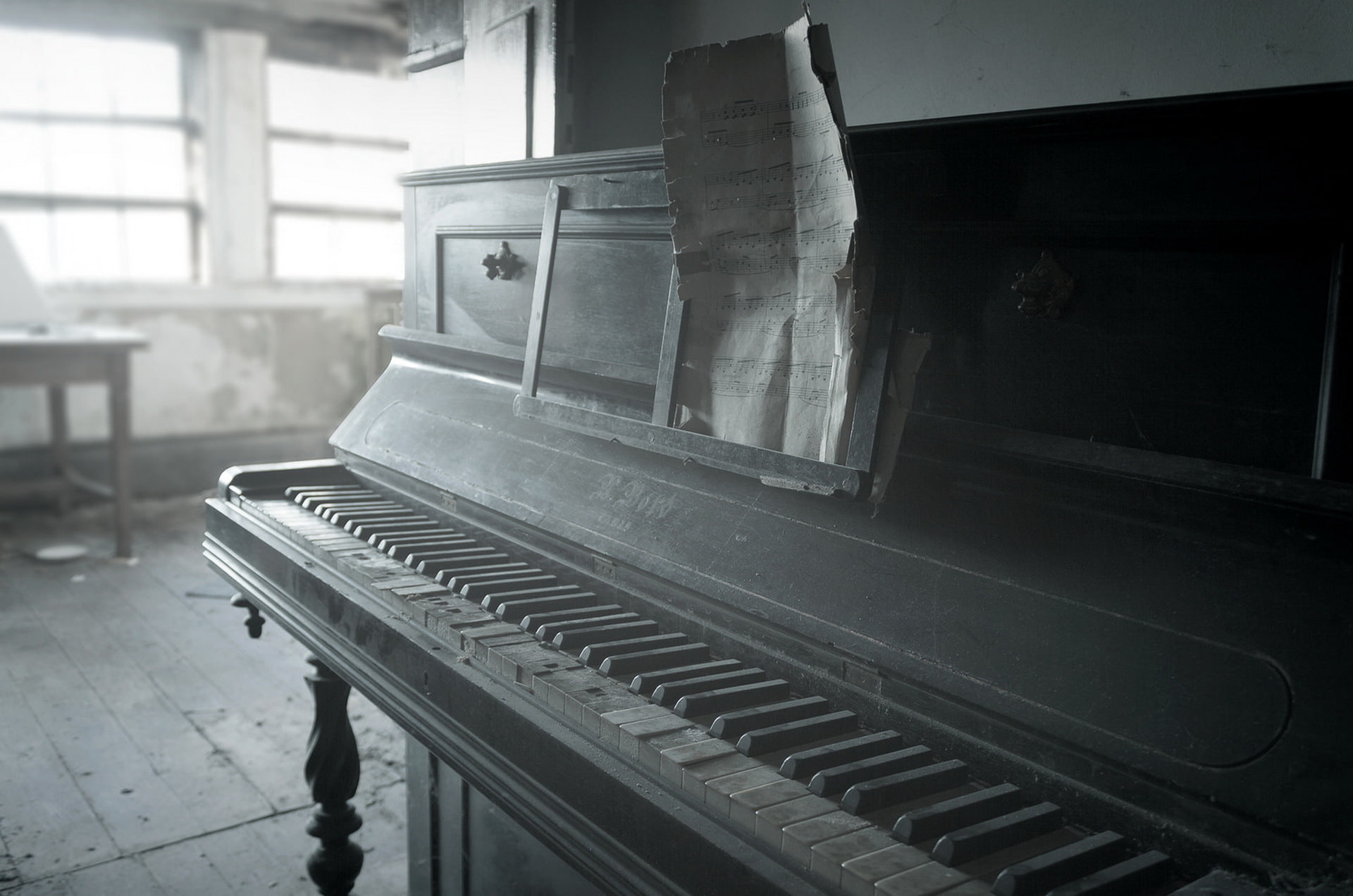 music, old, piano, musical instrument, 1080P, HD Wallpaper
