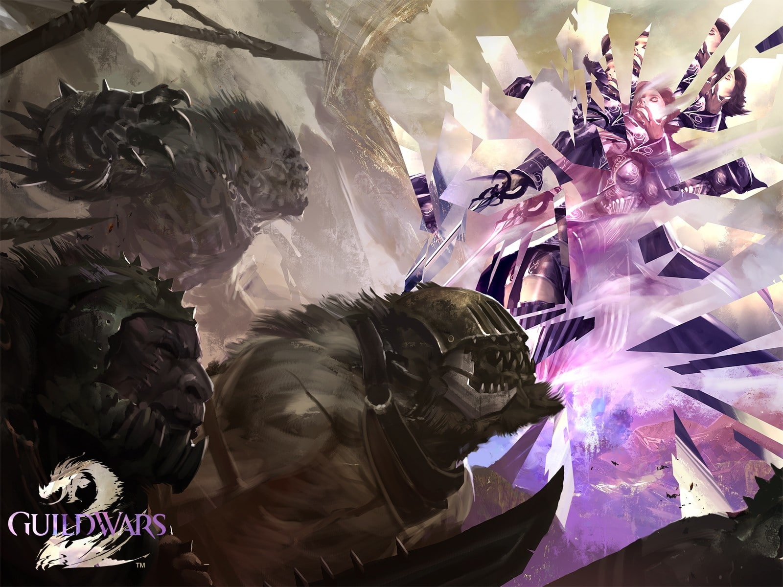 x, games, hd, wars, mesmer, art, guild, guild wars 2, video, 720P, HD Wallpaper