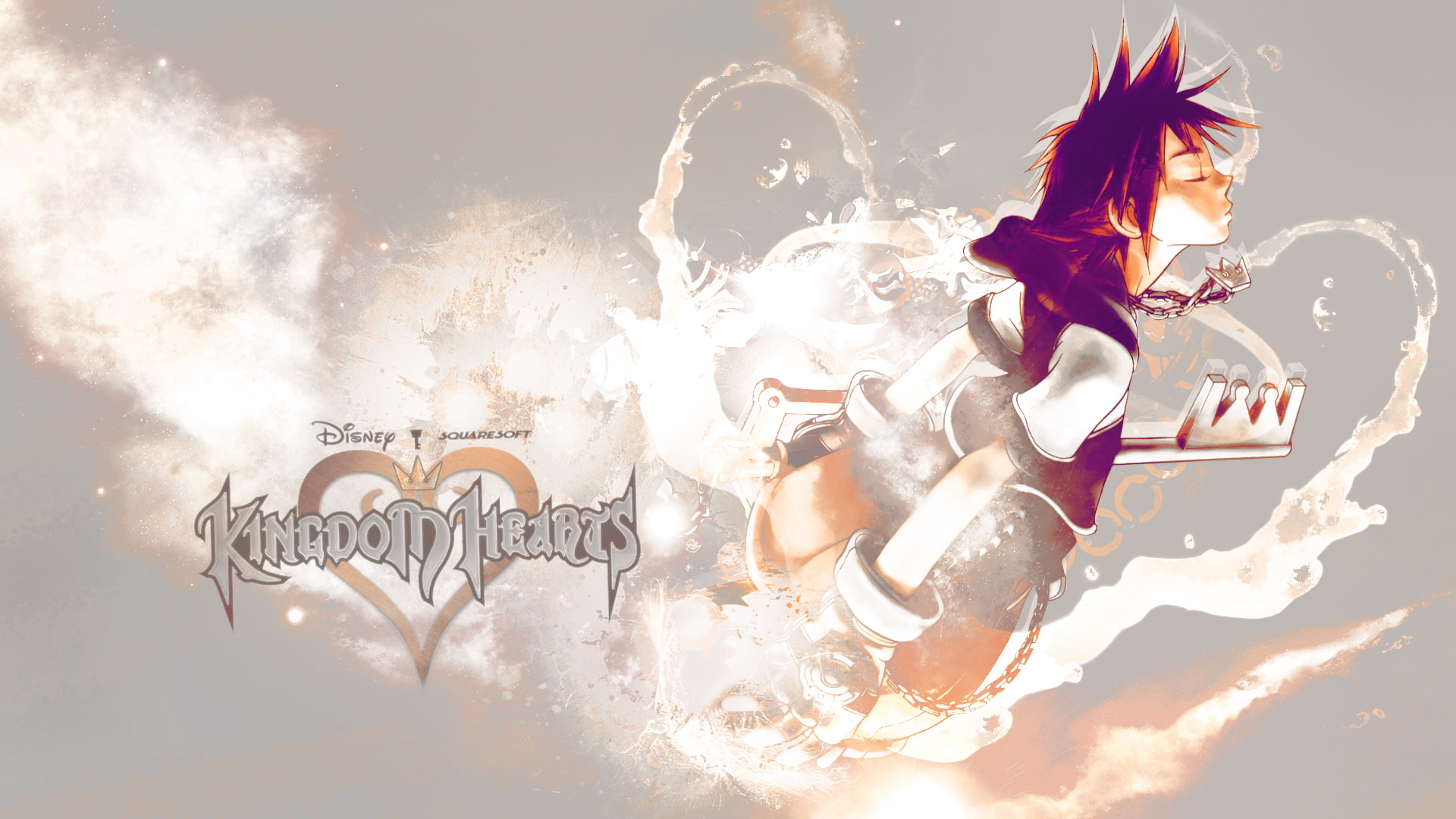 video games, hd, anime, 1080P, disney, kingdom, hearts, HD Wallpaper
