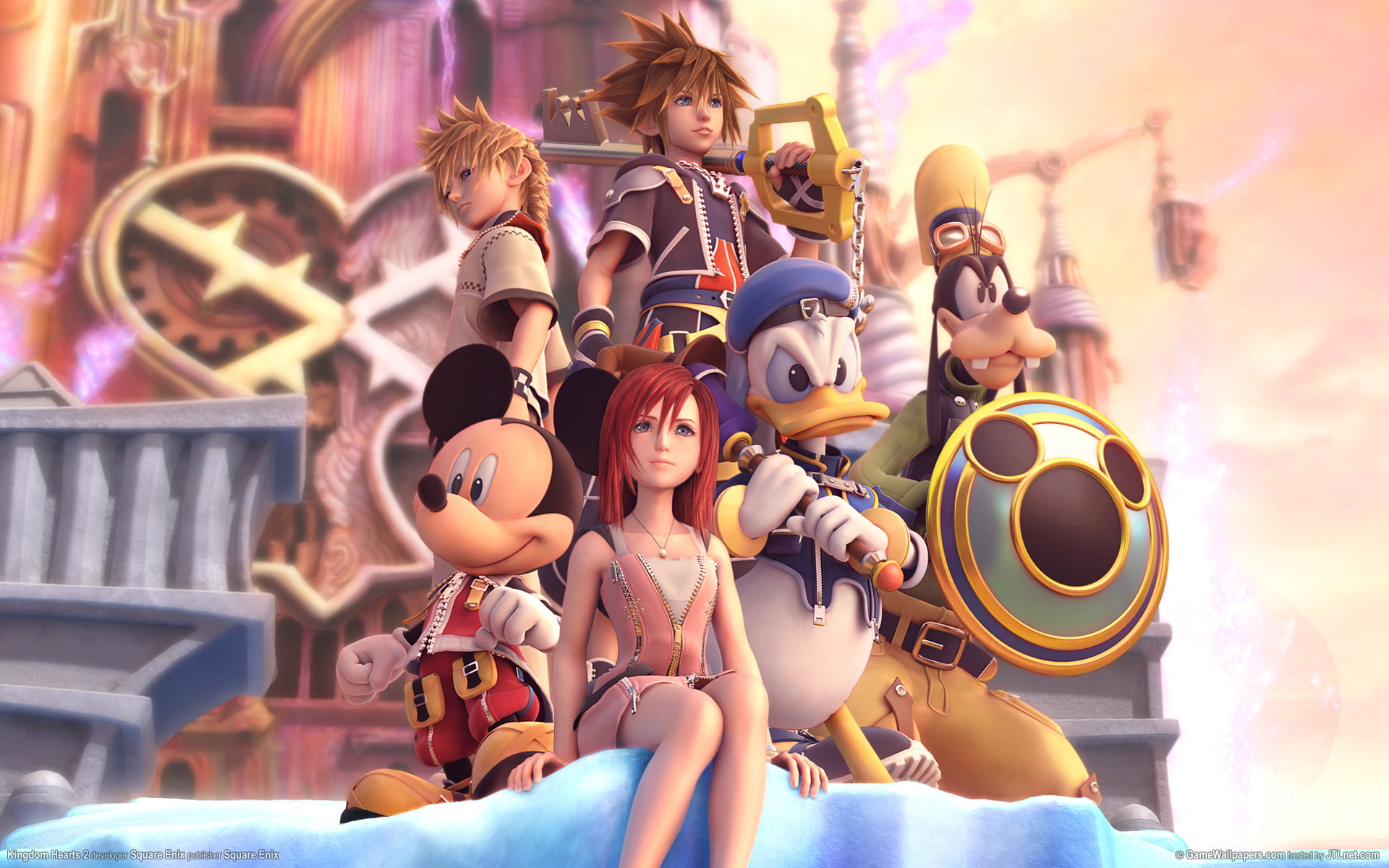 cartoon/comic, kingdom, hearts, 1080P, hd, anime, HD Wallpaper