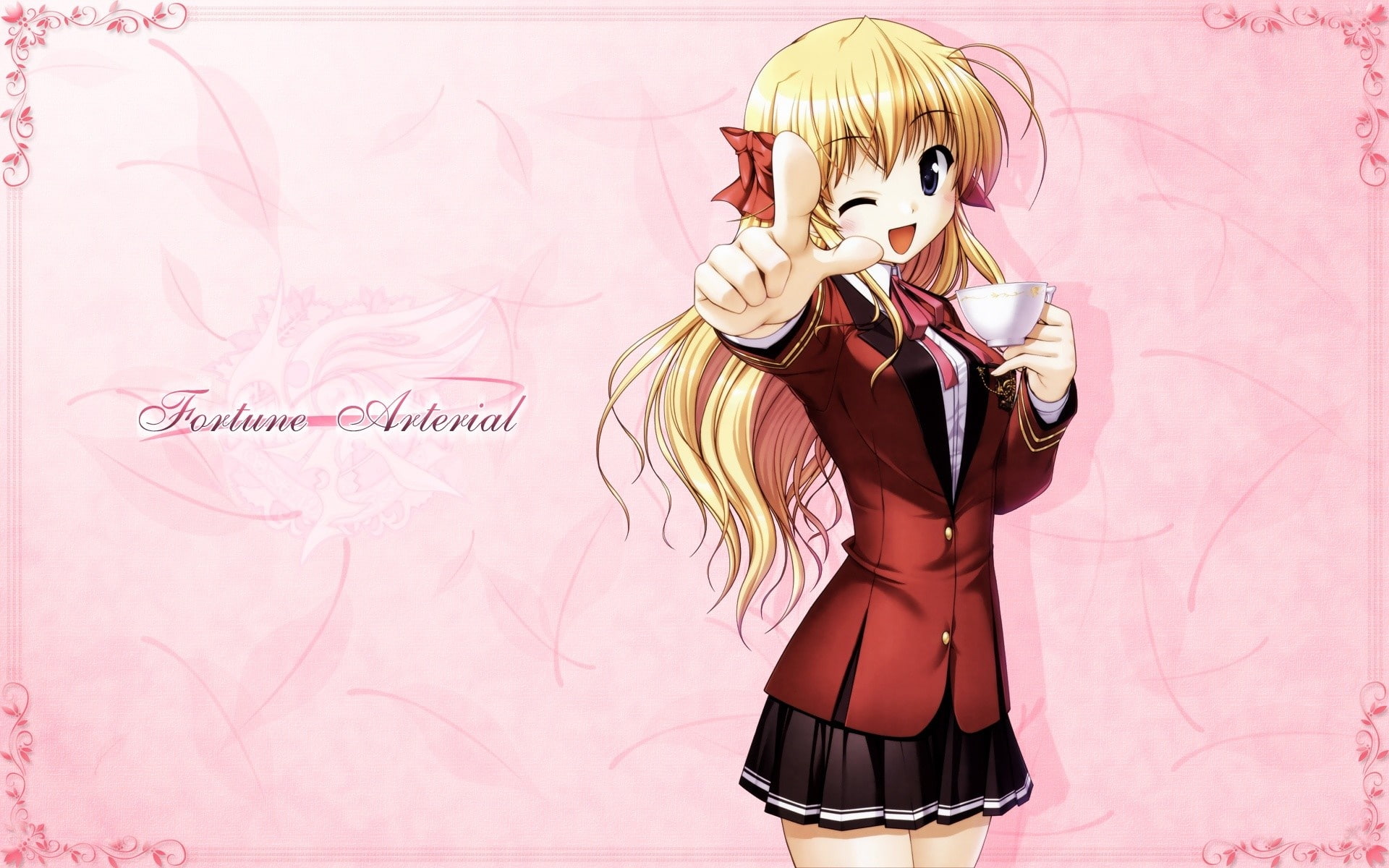 Girl, Arterial, Anime, character, Fortune, 1080P, HD Wallpaper